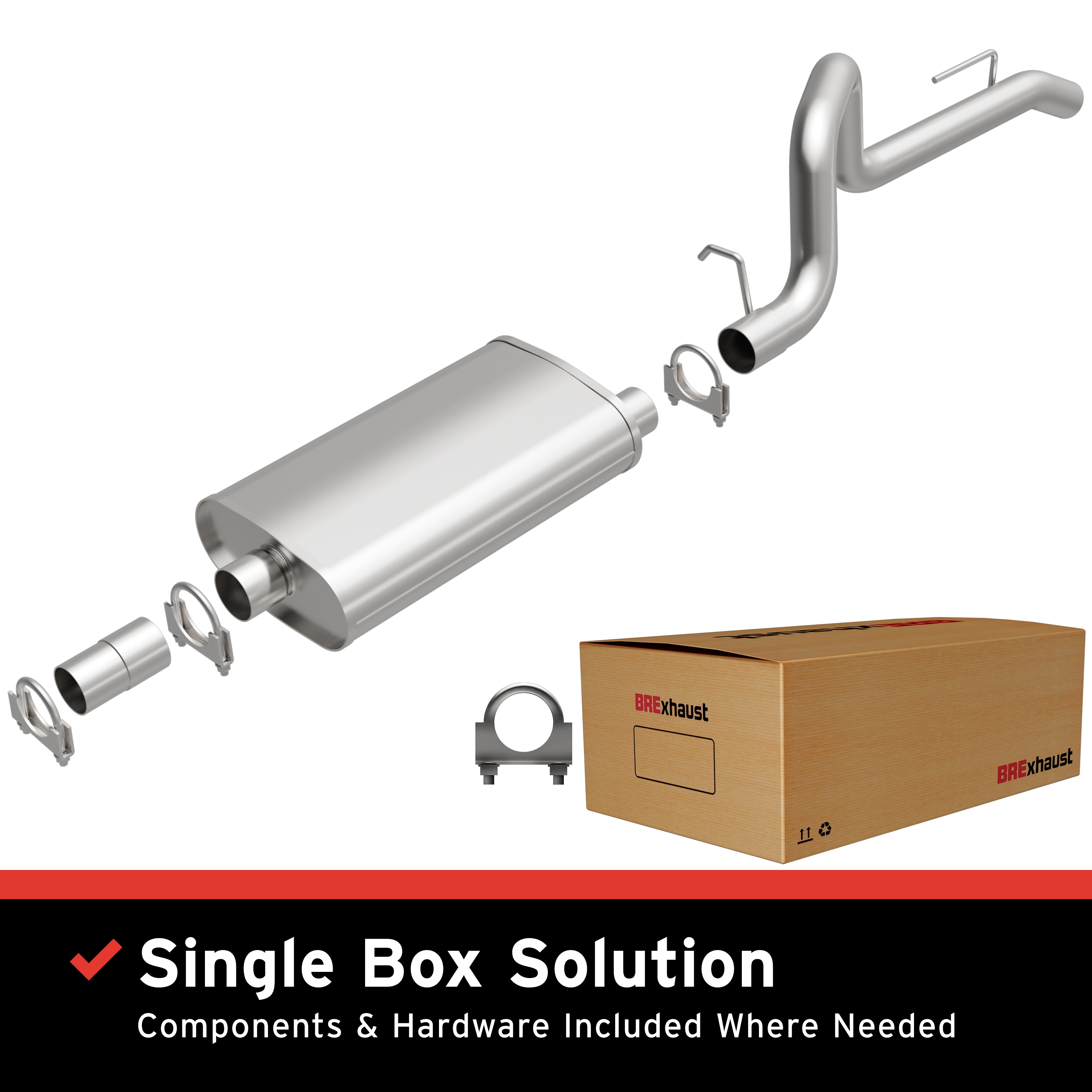AM Direct Fit Exhaust System SKU BO1060051 OEM E0044966-52003934-83502978-835