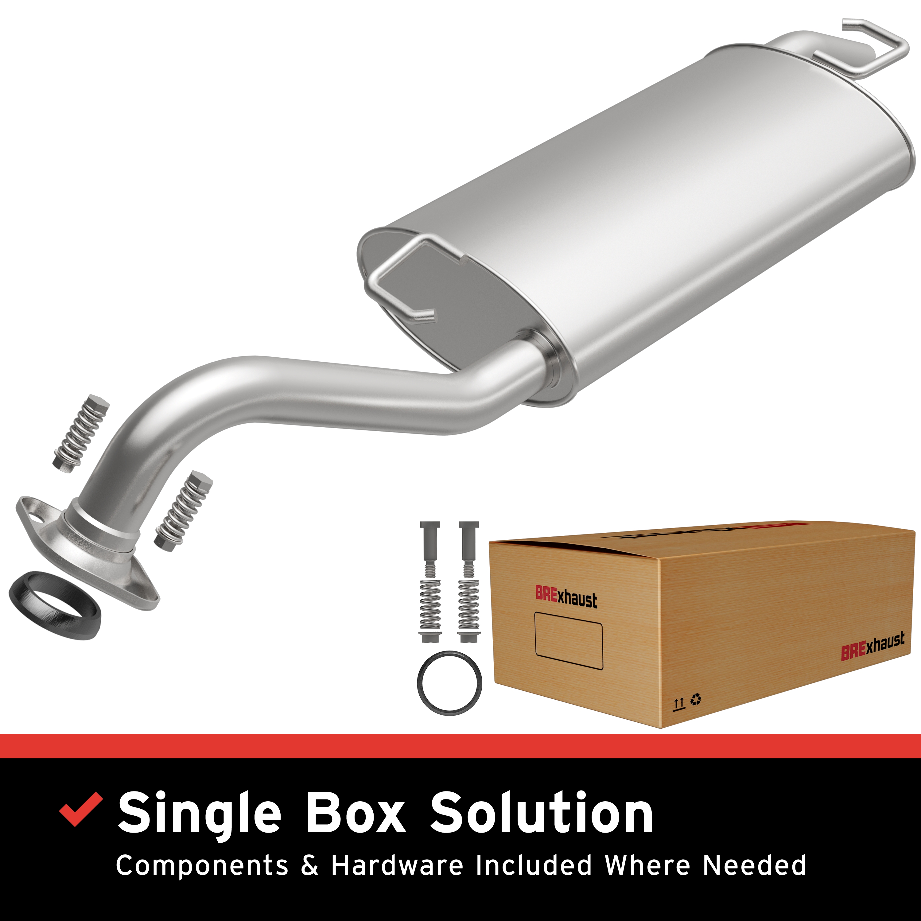 AM Direct Fit Stainless�Exhaust SKU BO1060060 OEM 1743022470-174300D360