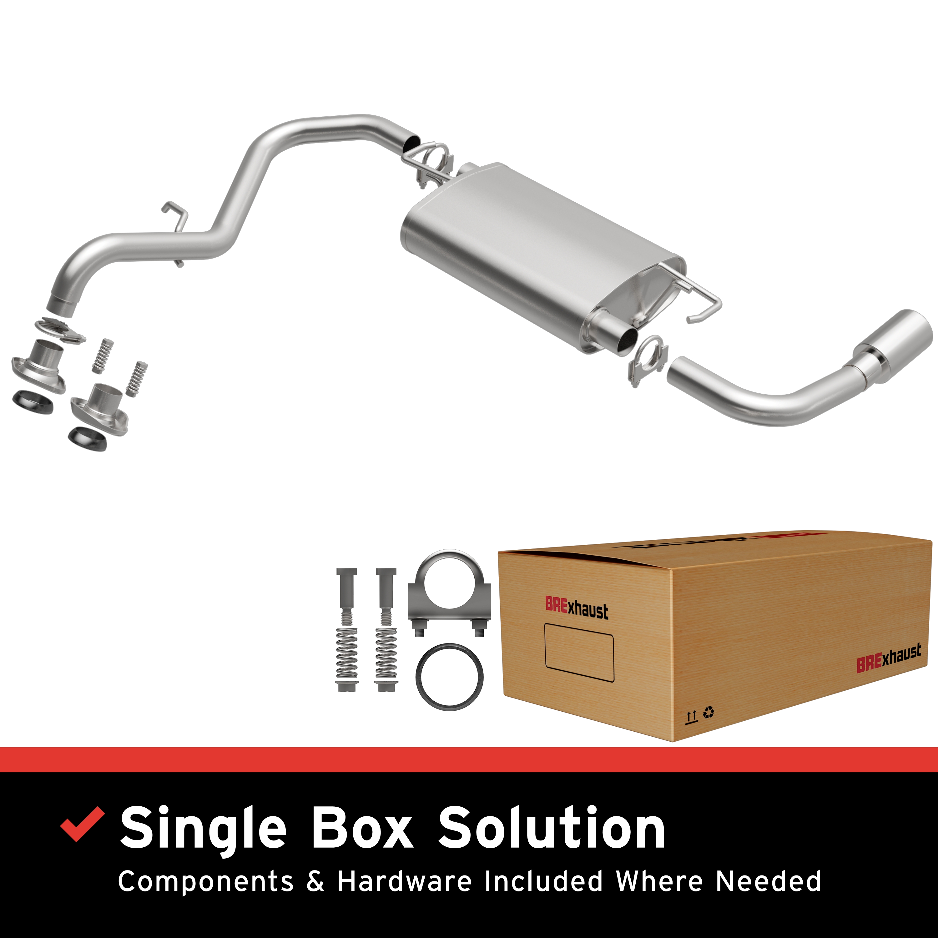 AM Exhaust Kit 05-08 Matrix Vibe 1.8L SKU BO1060061 OEM 174300D192-174300D191-174300D1