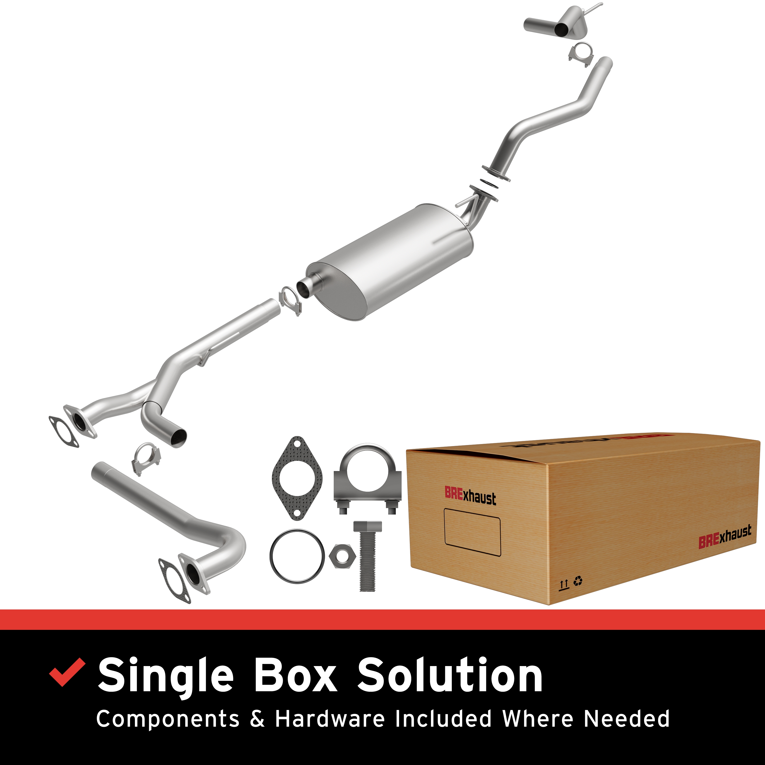 AM Exhaust Kit 05-06 Nissan Armada 5.6L SKU BO1060064 OEM 201007S000-200307S000-200507S0