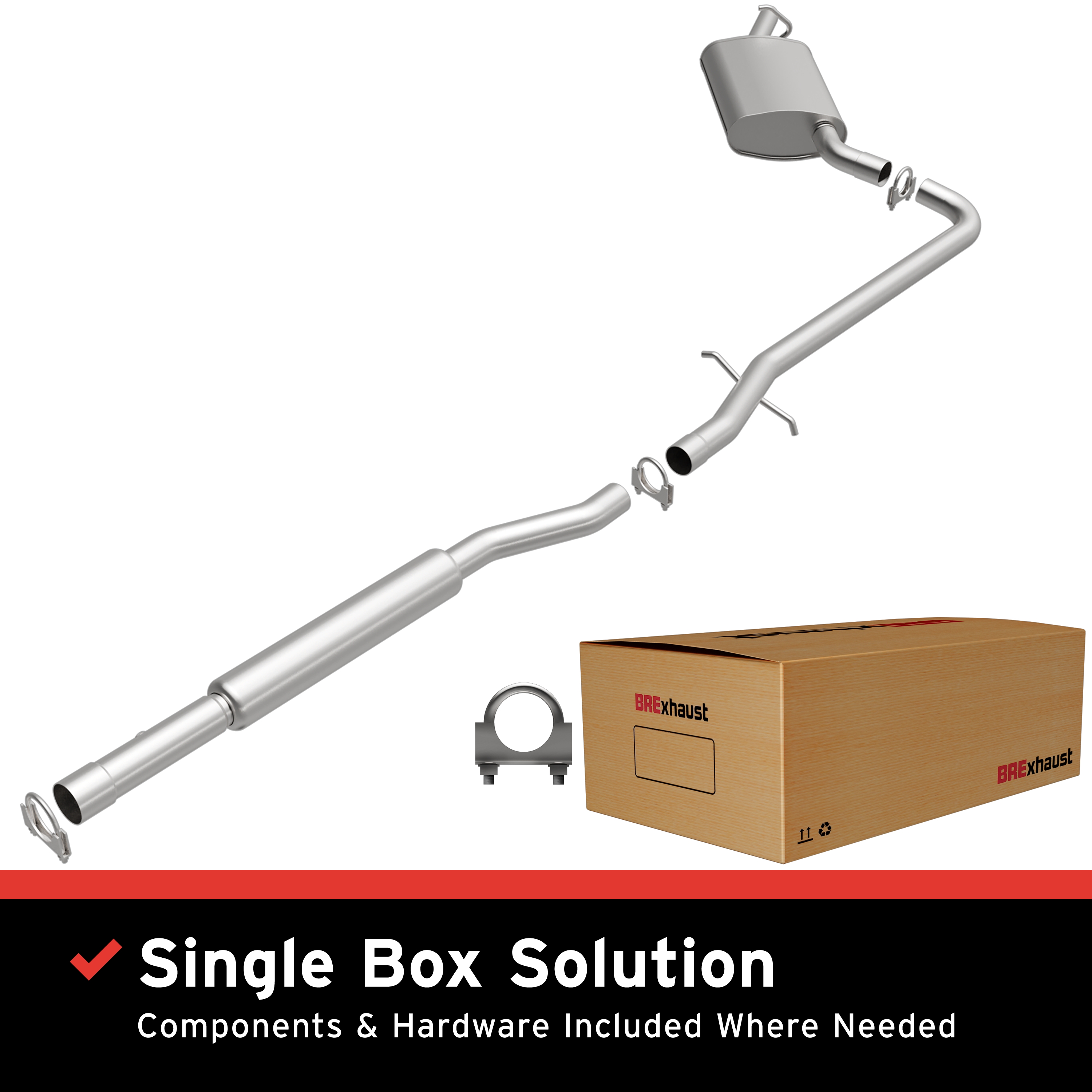 AM Direct Fit Stainless�Exhaust SKU BO1060072 OEM 25699641-25737470-10368894-257