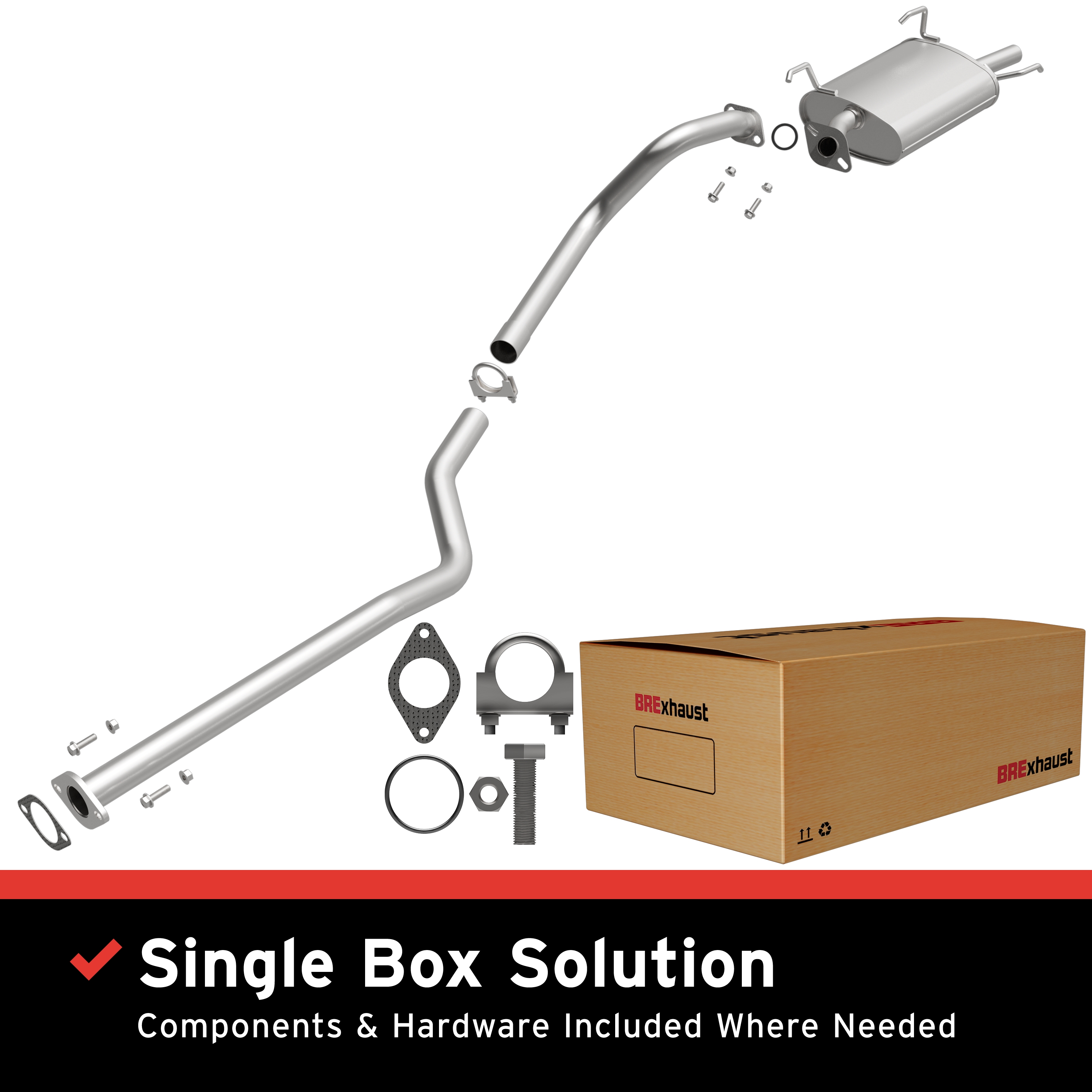 AM Direct Fit Stainless�Exhaust SKU BO1060085 OEM 201006Z515-203006Z500-201005M0