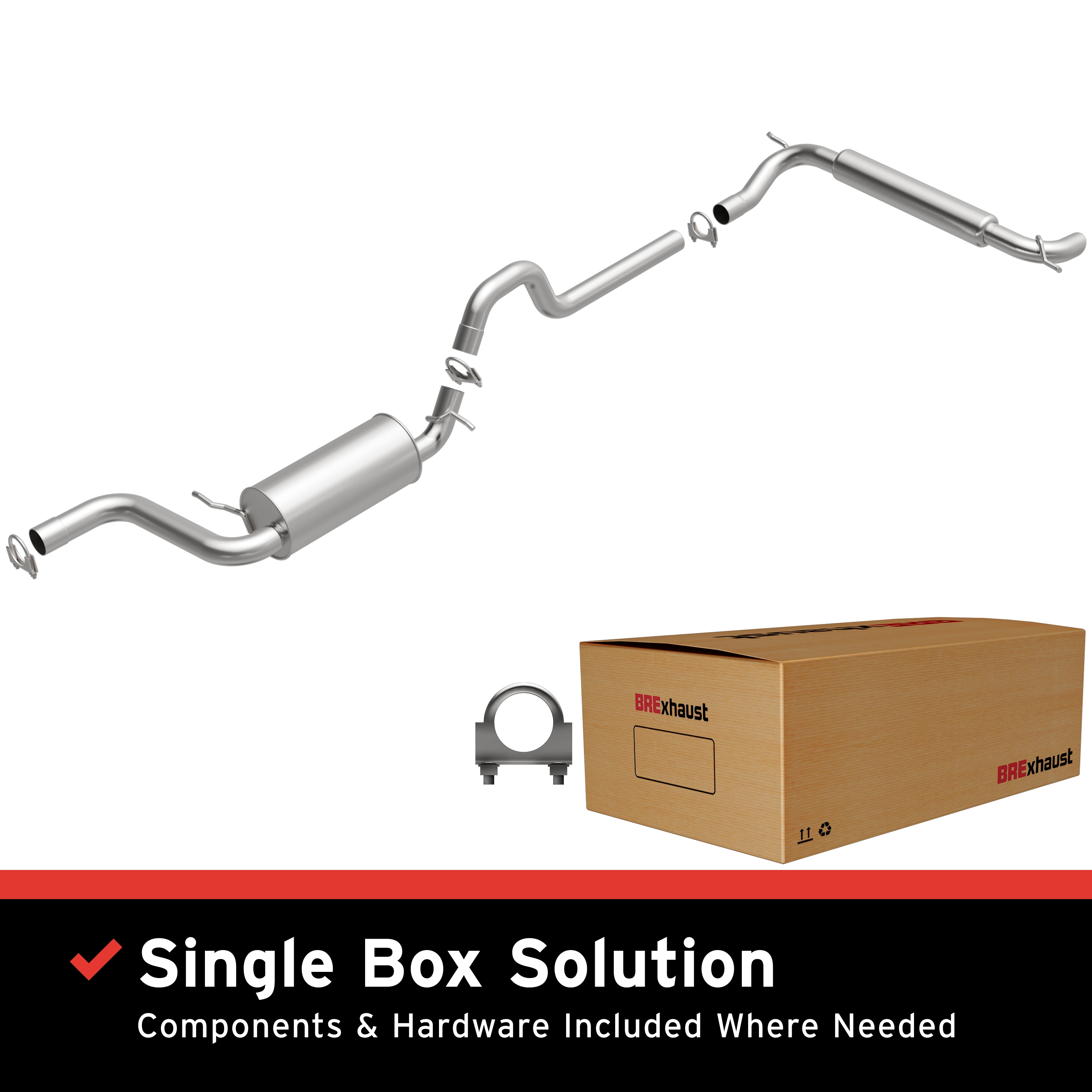 AM Exhaust Kit 05-07 Grand Caravan Town Country SKU BO1060103 OEM 4880840AC 4880840AD 4880840AE