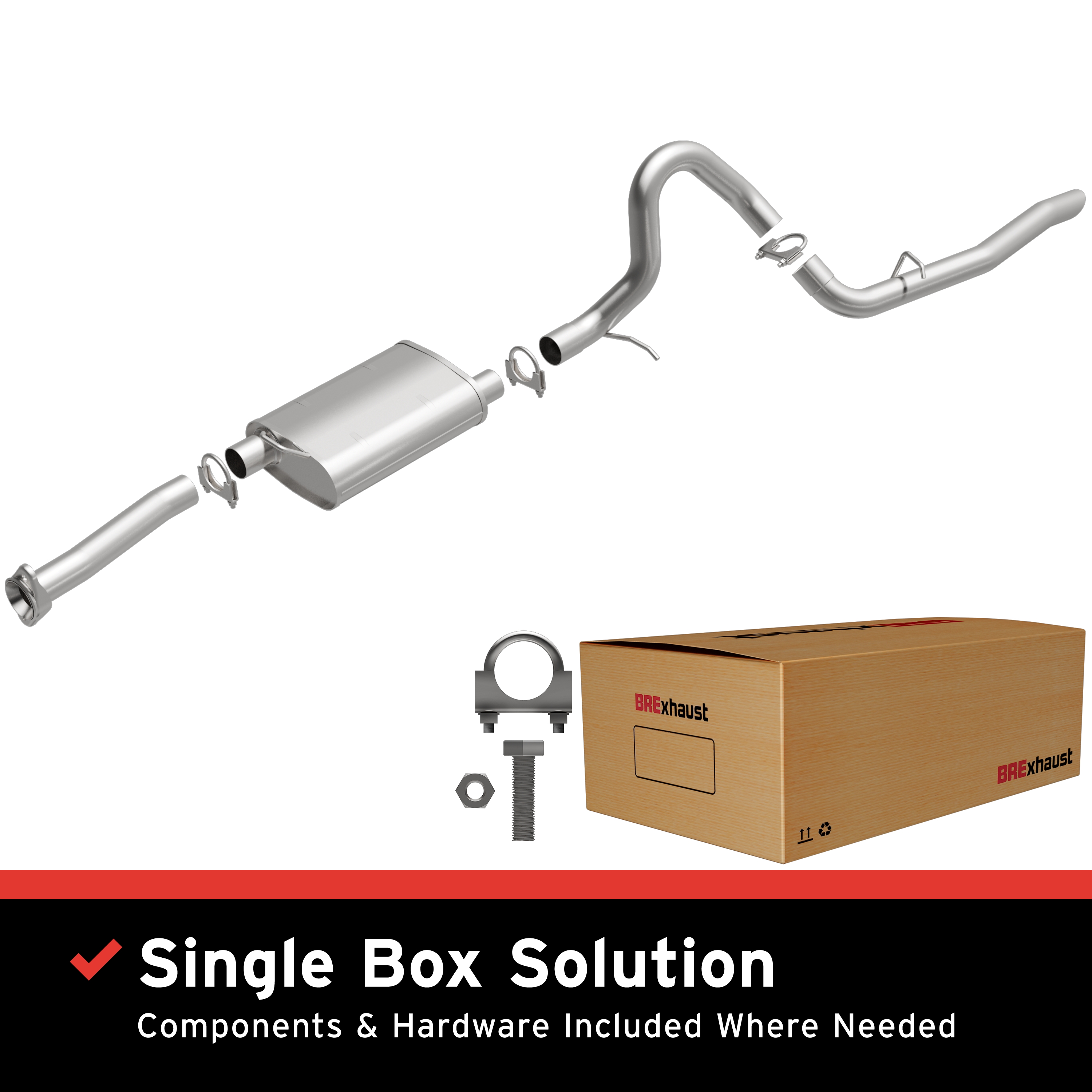 AM Exhaust Kit 99-04 Ford Mustang SKU BO1060111 OEM XR3Z5230BA XR3Z5230AT