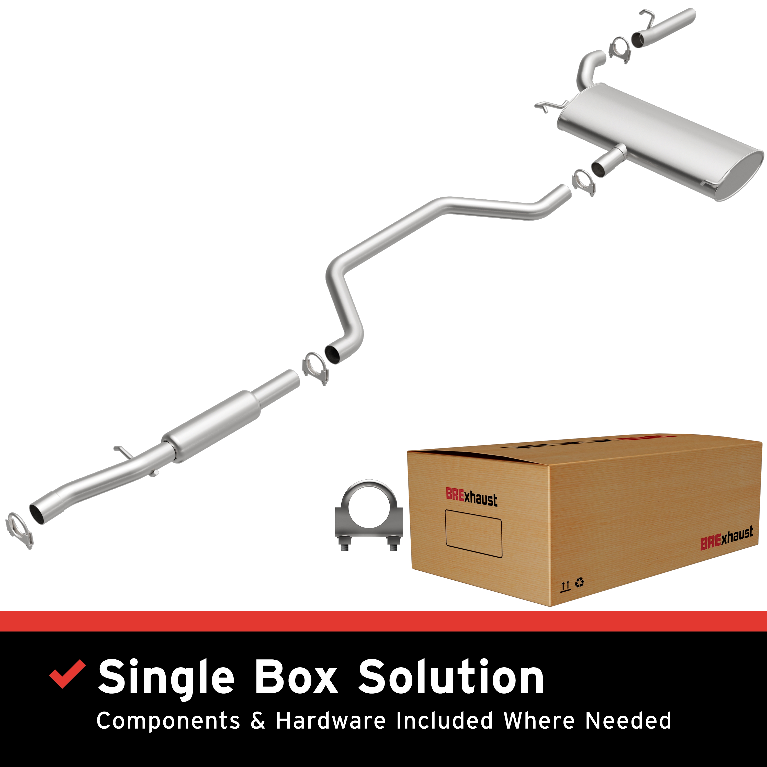 AM Exhaust Kit 07-14 Sebring 200 Avenger 2.4L SKU BO1060112
