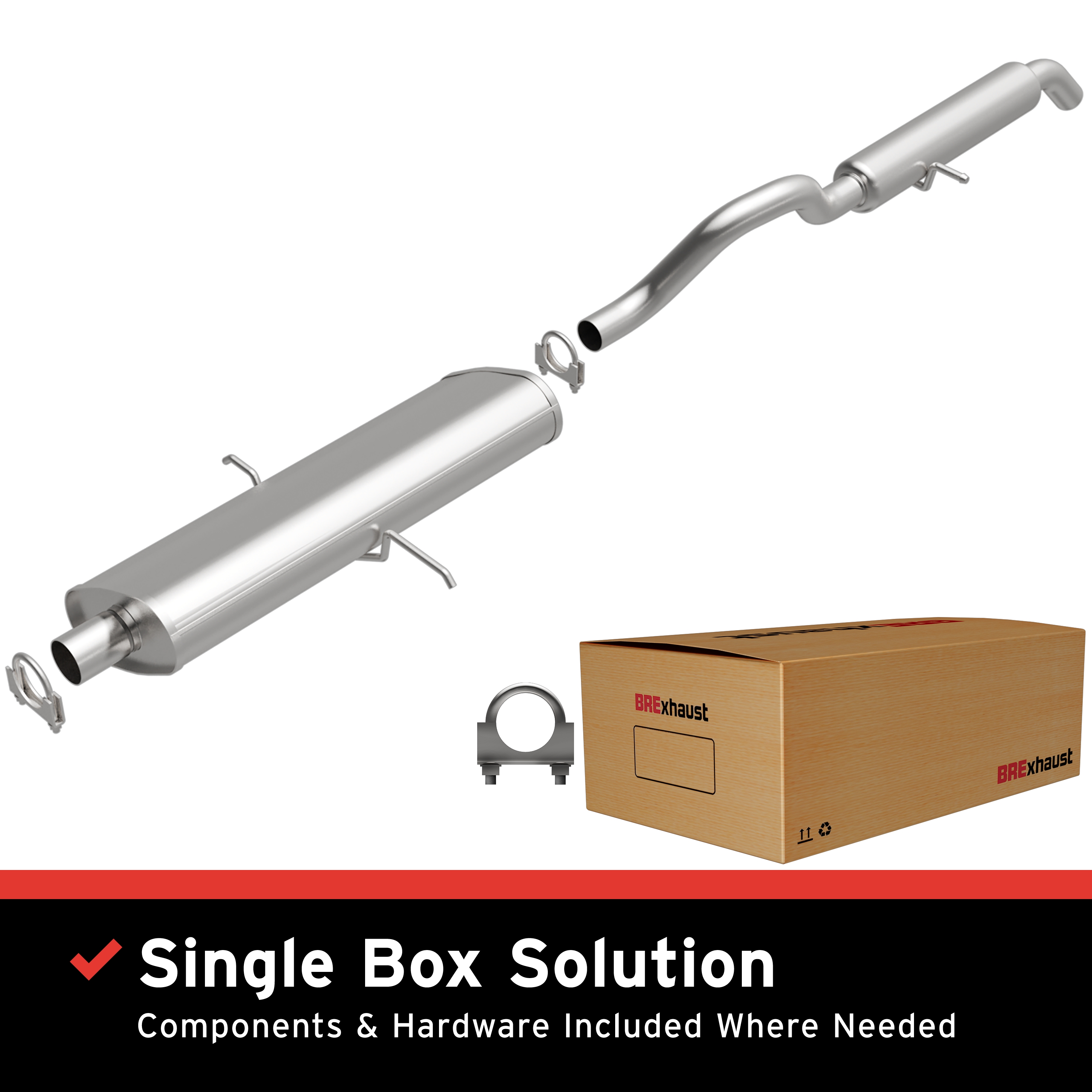AM Direct Fit Stainless�Exhaust SKU BO1060114 OEM 4881332AF 4881242AF 4881332AH