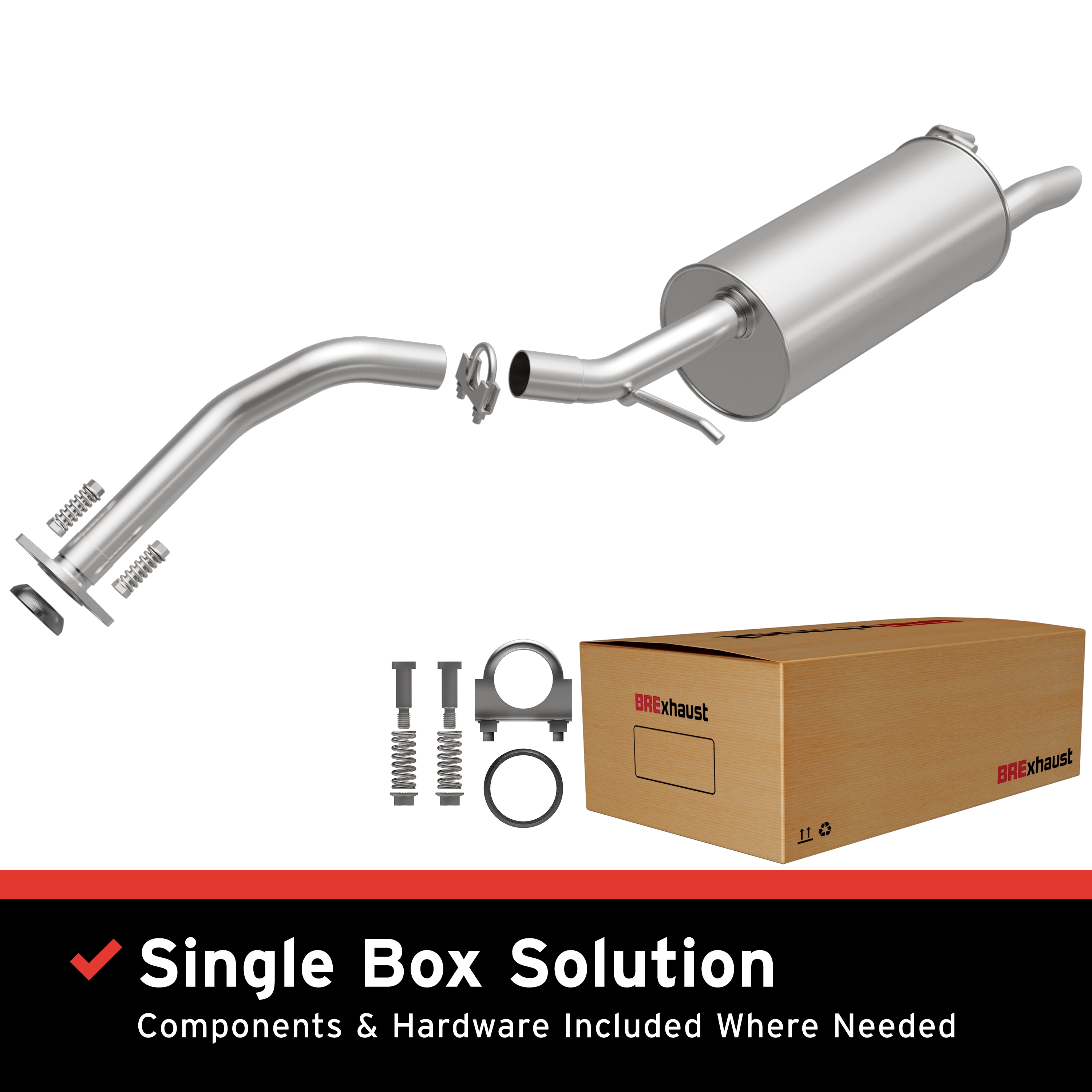 AM Exhaust Kit 04-09 Toyota Prius 1.5L SKU BO1060134 OEM 1743021580