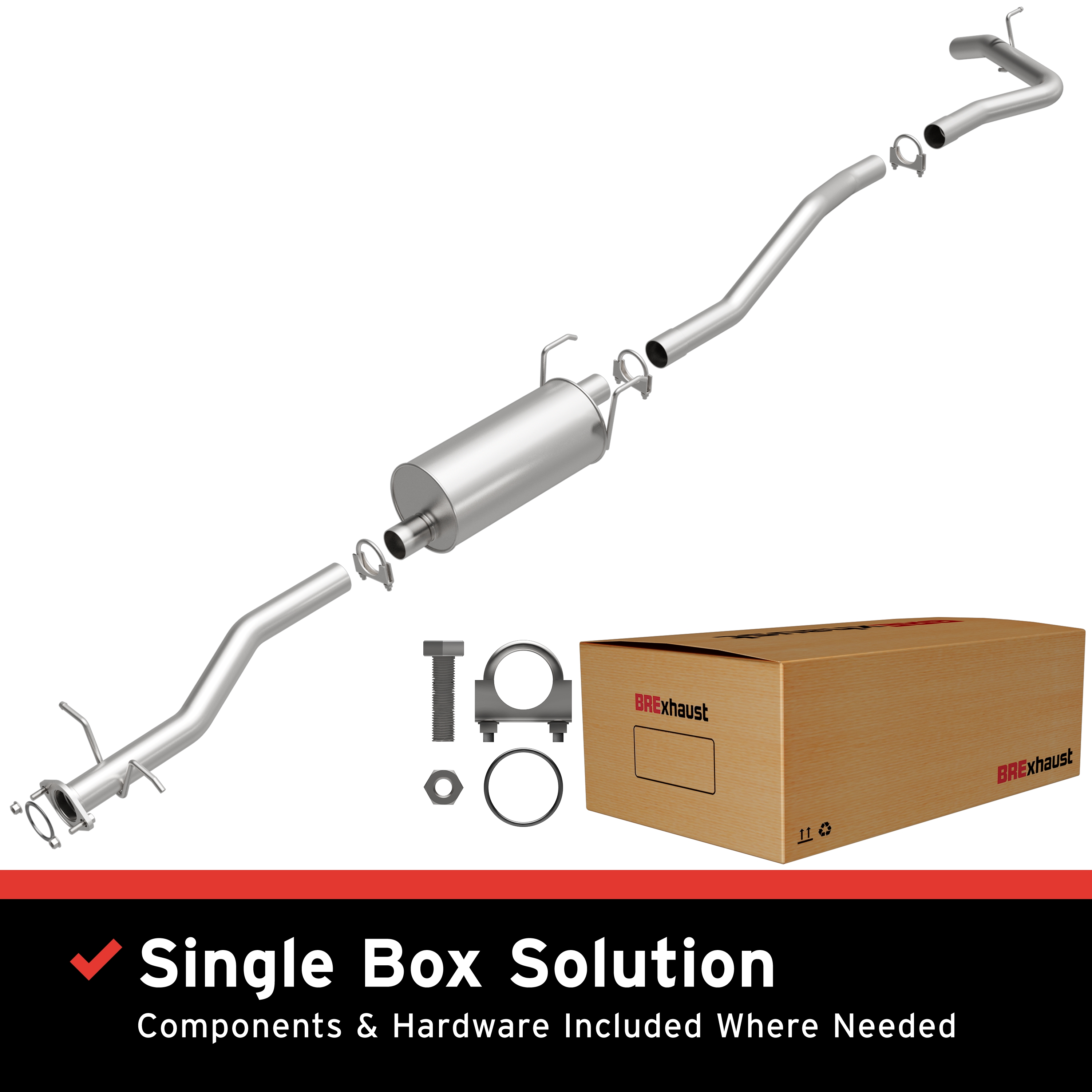 AM Exhaust Kit 95-98 Toyota T100-3.4L SKU BO1060147 OEM 1743062220