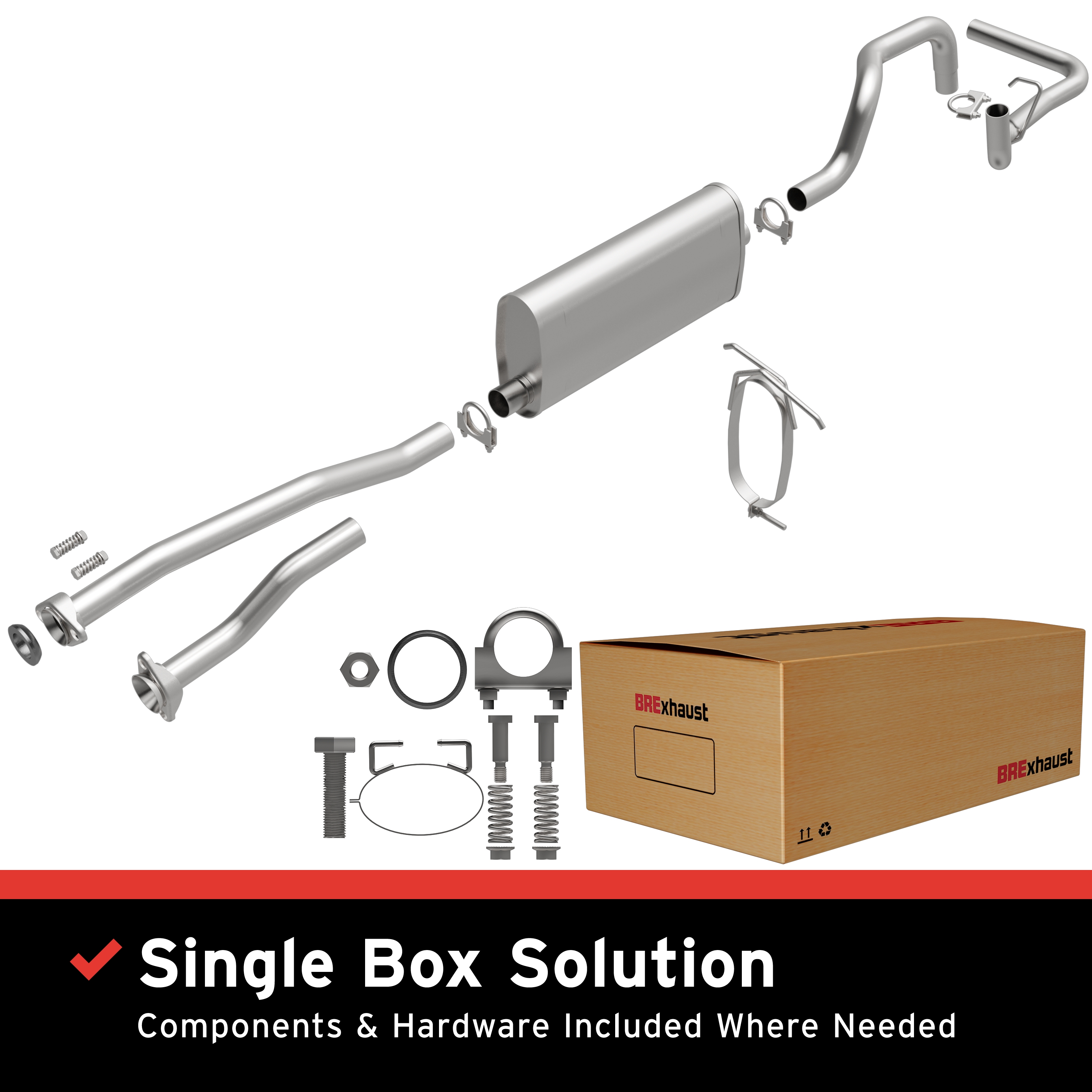 AM Direct Fit Stainless�Exhaust SKU BO1060178 OEM 1L5Z5230AB 1L5Z5230LA 1L5Z5230