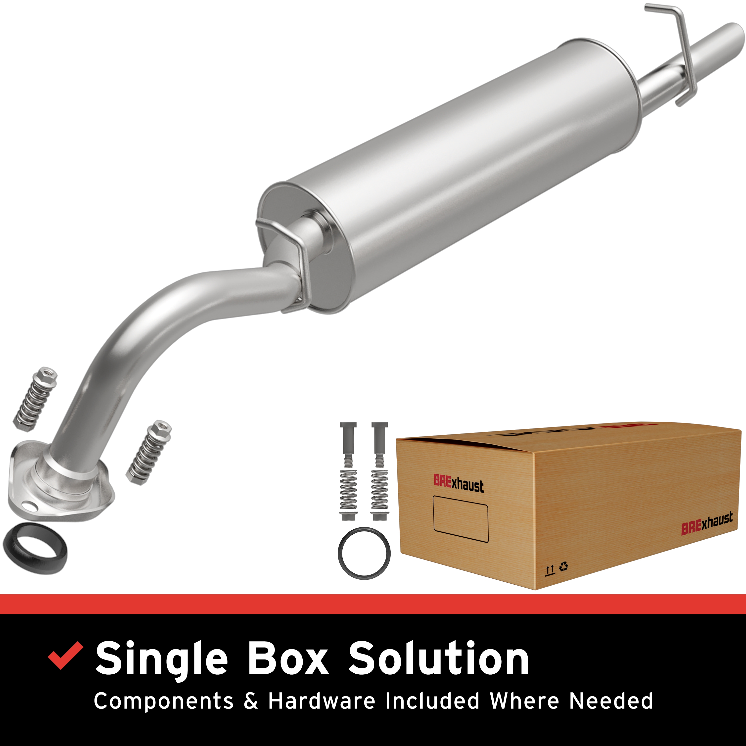 AM Direct Fit Stainless�Exhaust SKU BO1060183 OEM 1743021641-1743021640-17430216