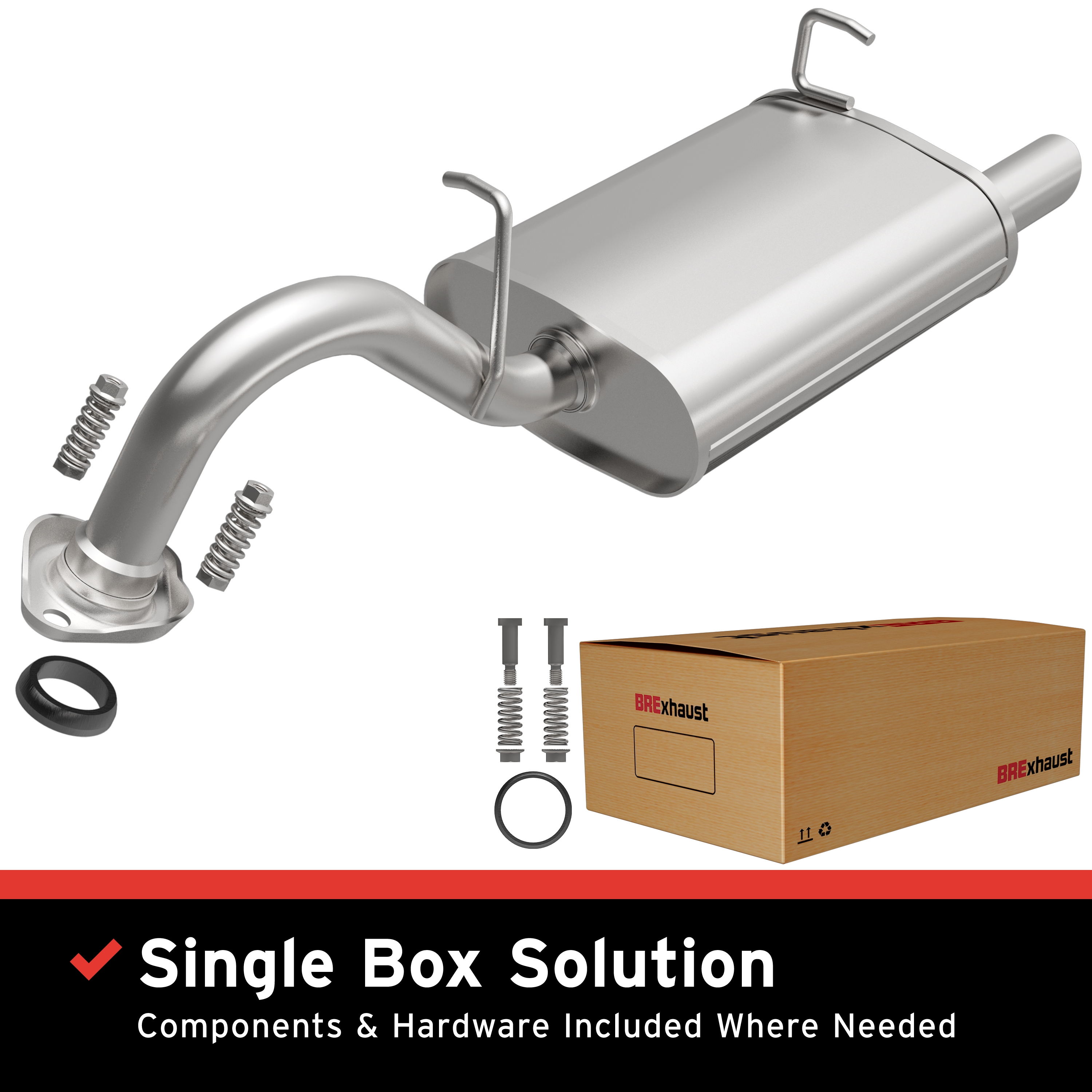 AM Direct Fit Stainless�Exhaust SKU BO1060190 OEM 1743021791-174300M250-17430215