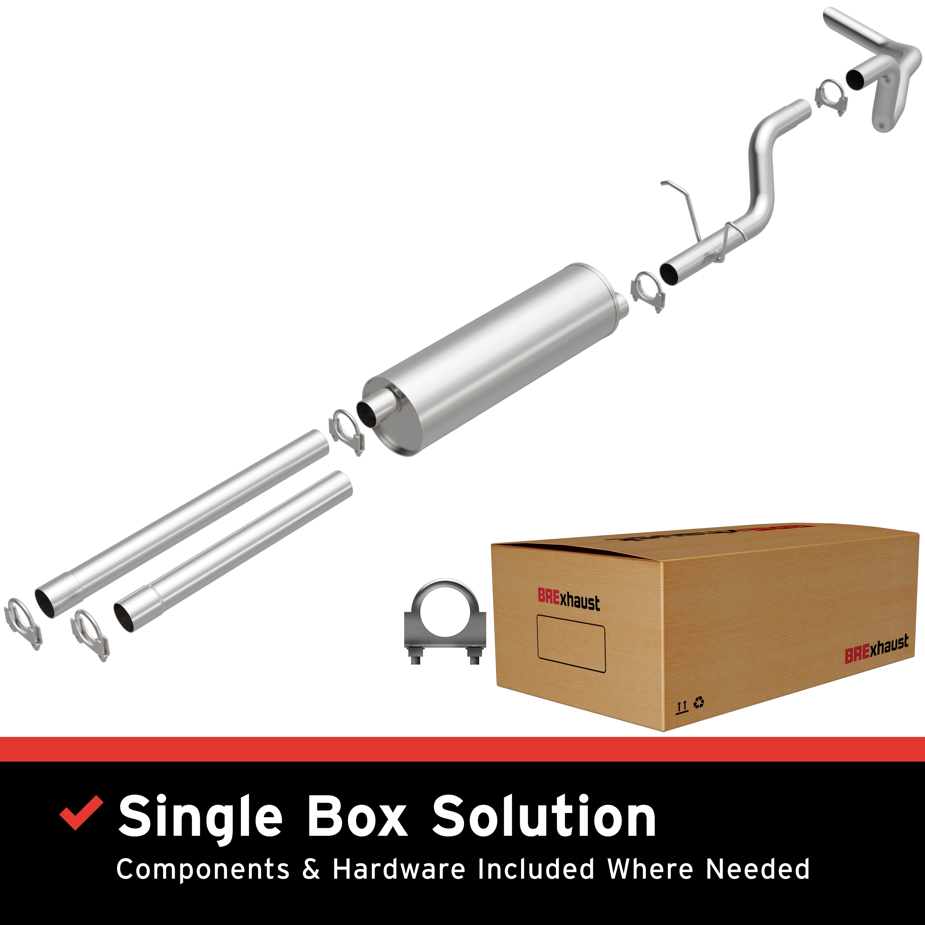 AM Direct Fit Stainless�Exhaust SKU BO1060203 OEM B3YZ2B452B