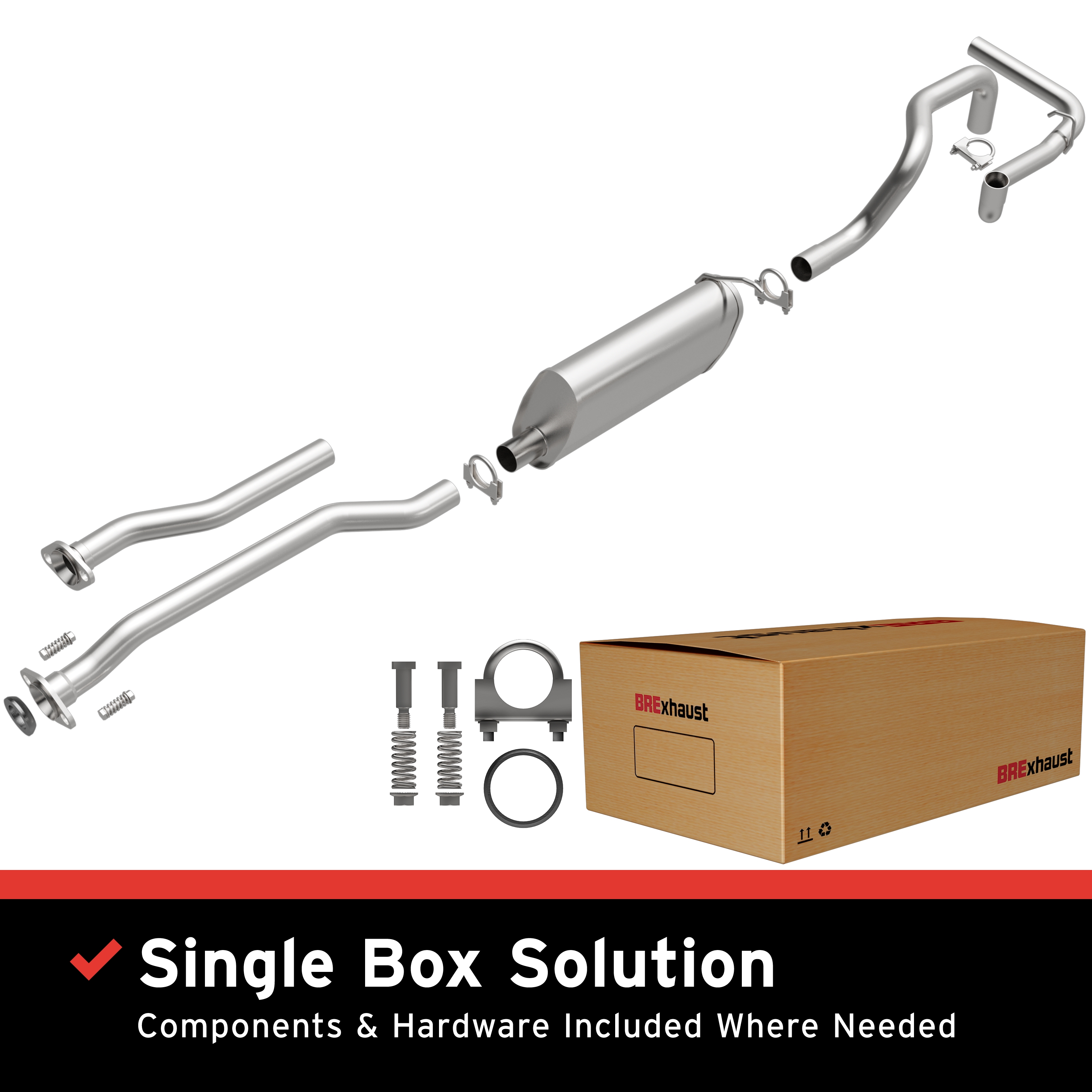 AM Direct Fit Stainless�Exhaust SKU BO1060208 OEM F77Z5230AE F57Z5230F F57Z5230E