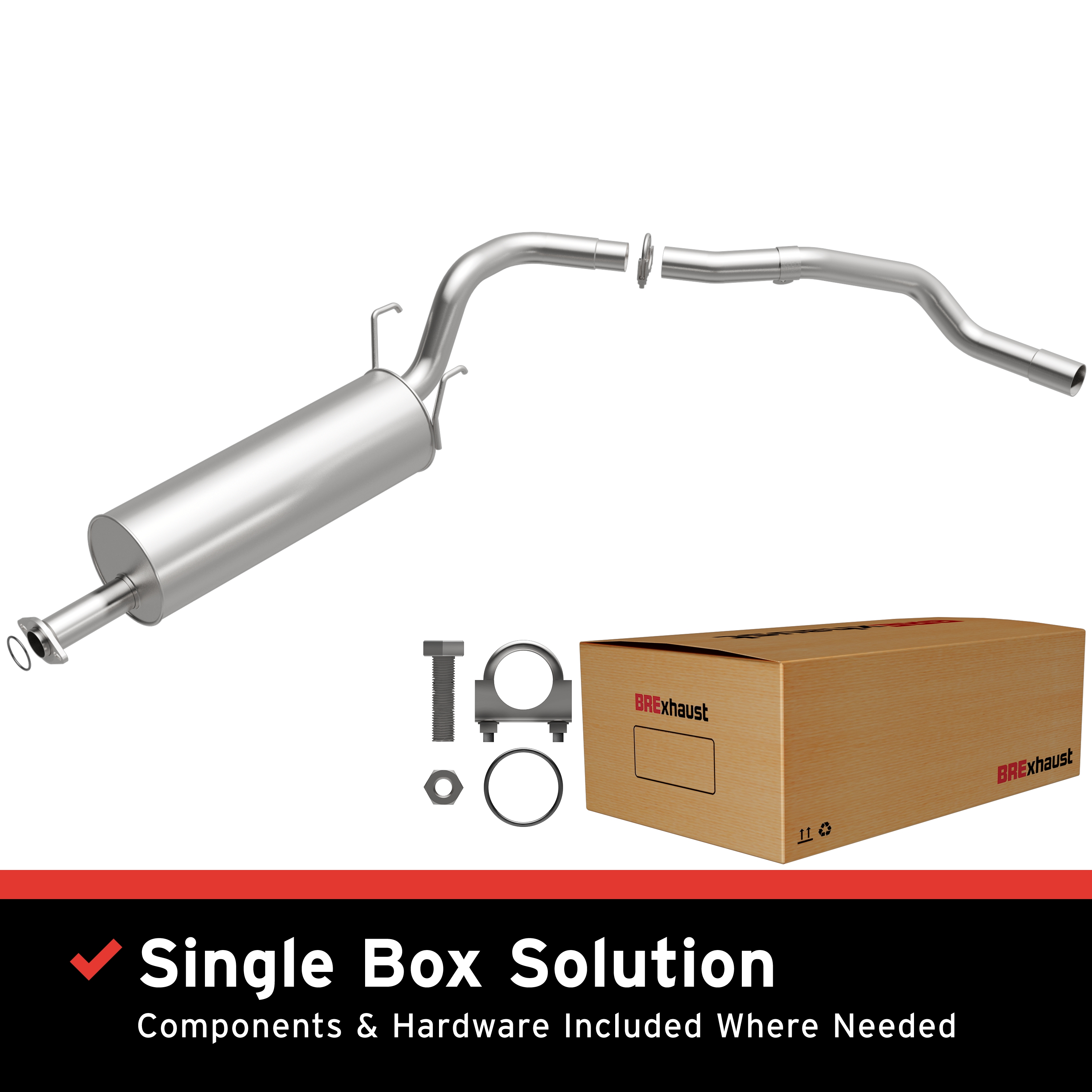 AM Exhaust Kit 92-95 Toyota 4Runner 3.0L SKU BO1060258 OEM 1743065221-174303D333-17410650