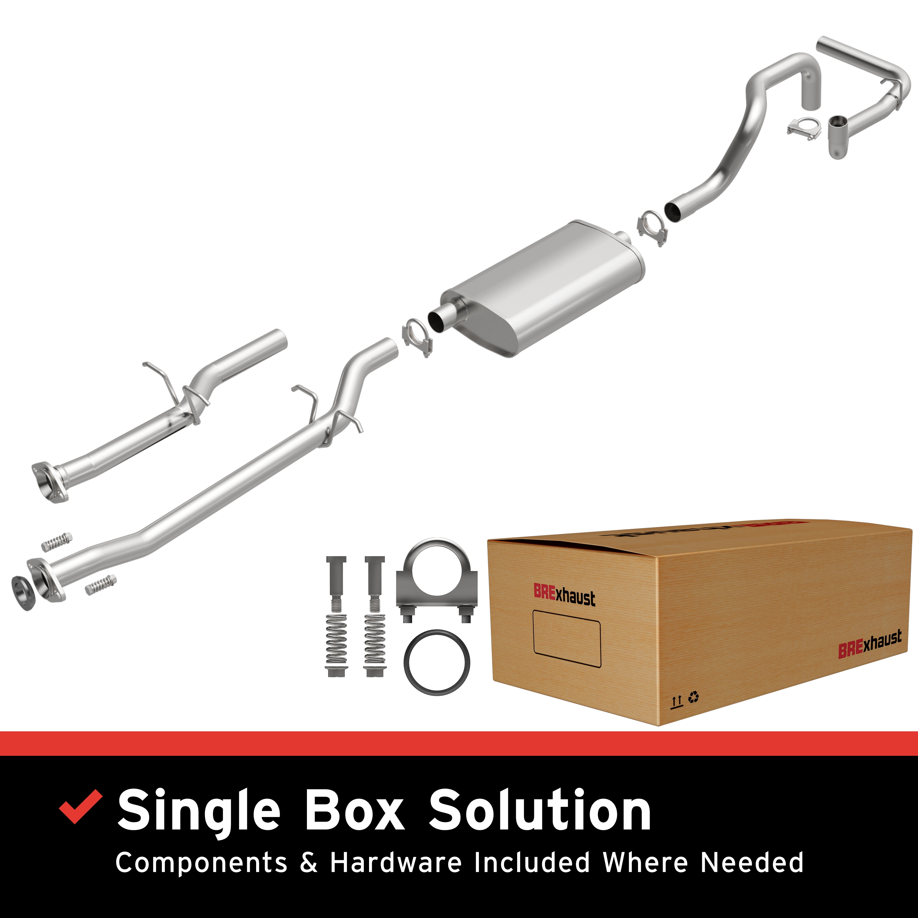 AM Direct Fit Stainless�Exhaust SKU BO1060263 OEM F37Z5230F F47Z5230A ZZM840500