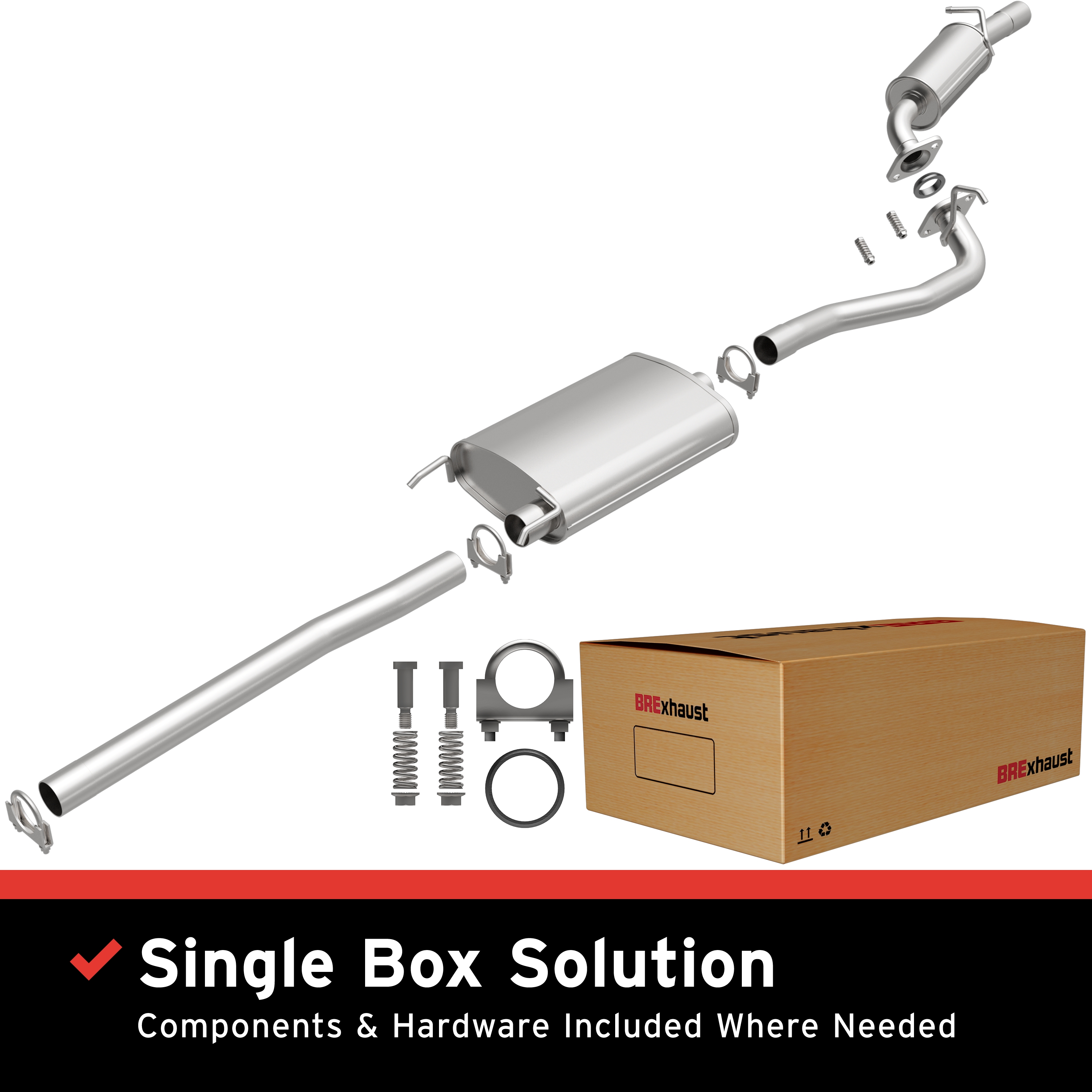 AM Exhaust Kit 04-07 Highlander RX330-3.3L SKU BO1060271 OEM 1742028460-174300A290-17420203