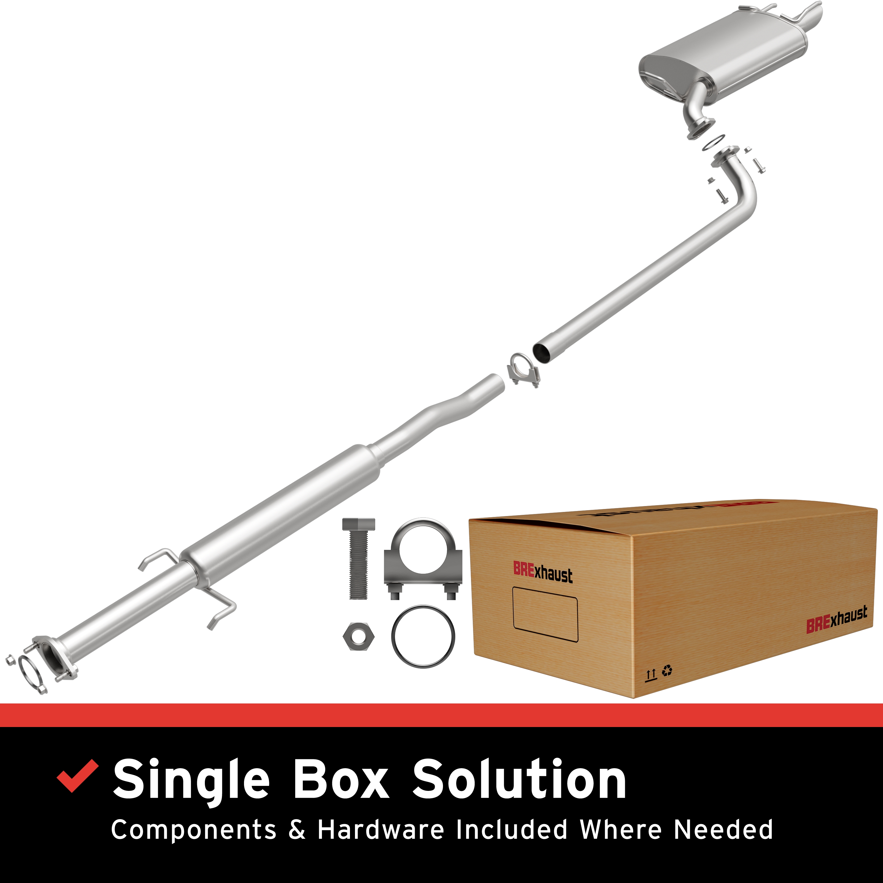 AM Direct Fit Exhaust System SKU BO1060274 OEM 1743020140-1742020300-17430284