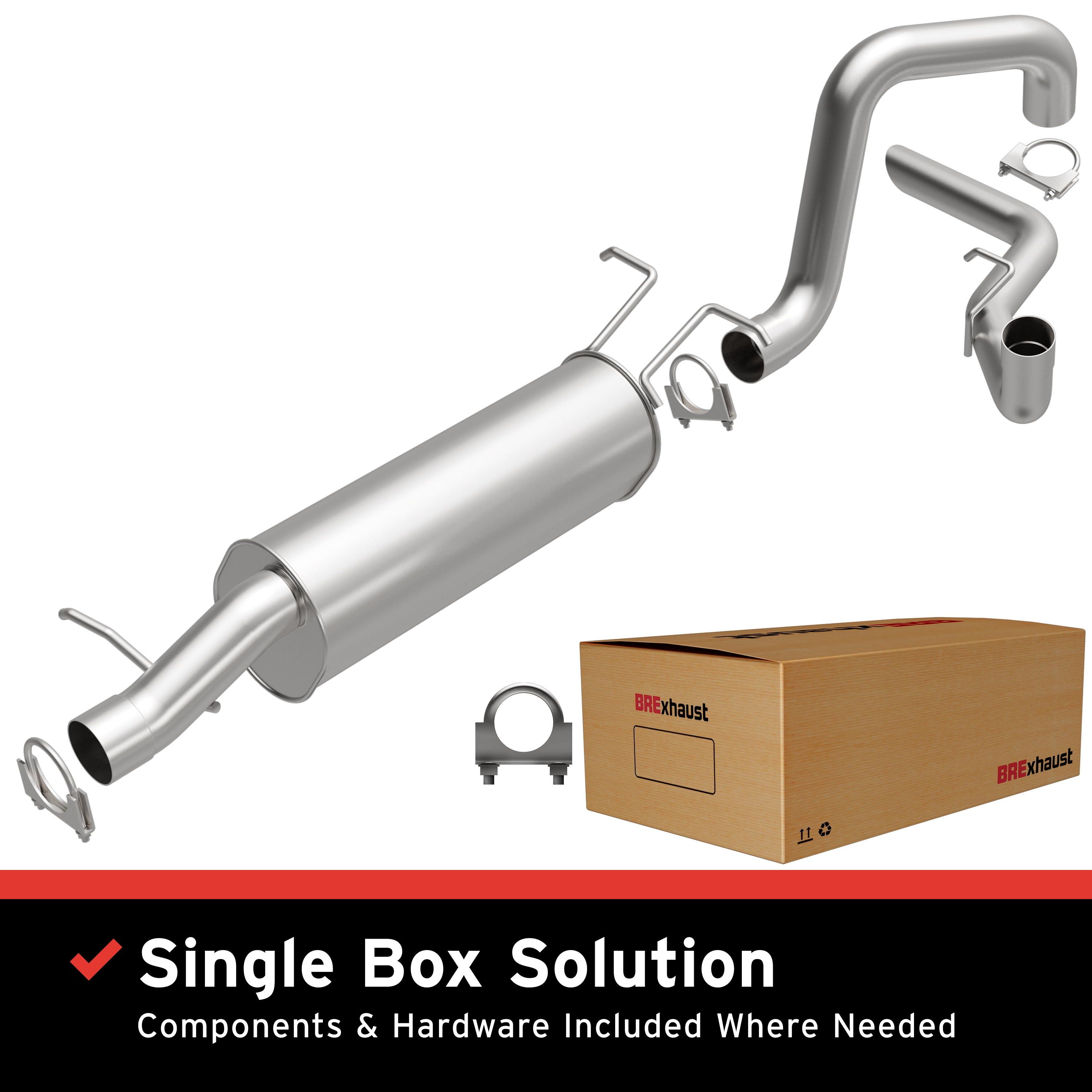 AM Exhaust Kit 00-05 Ford Excursion SKU BO1060421 OEM YC3Z5230HA YC3Z5230AC YC3Z5230