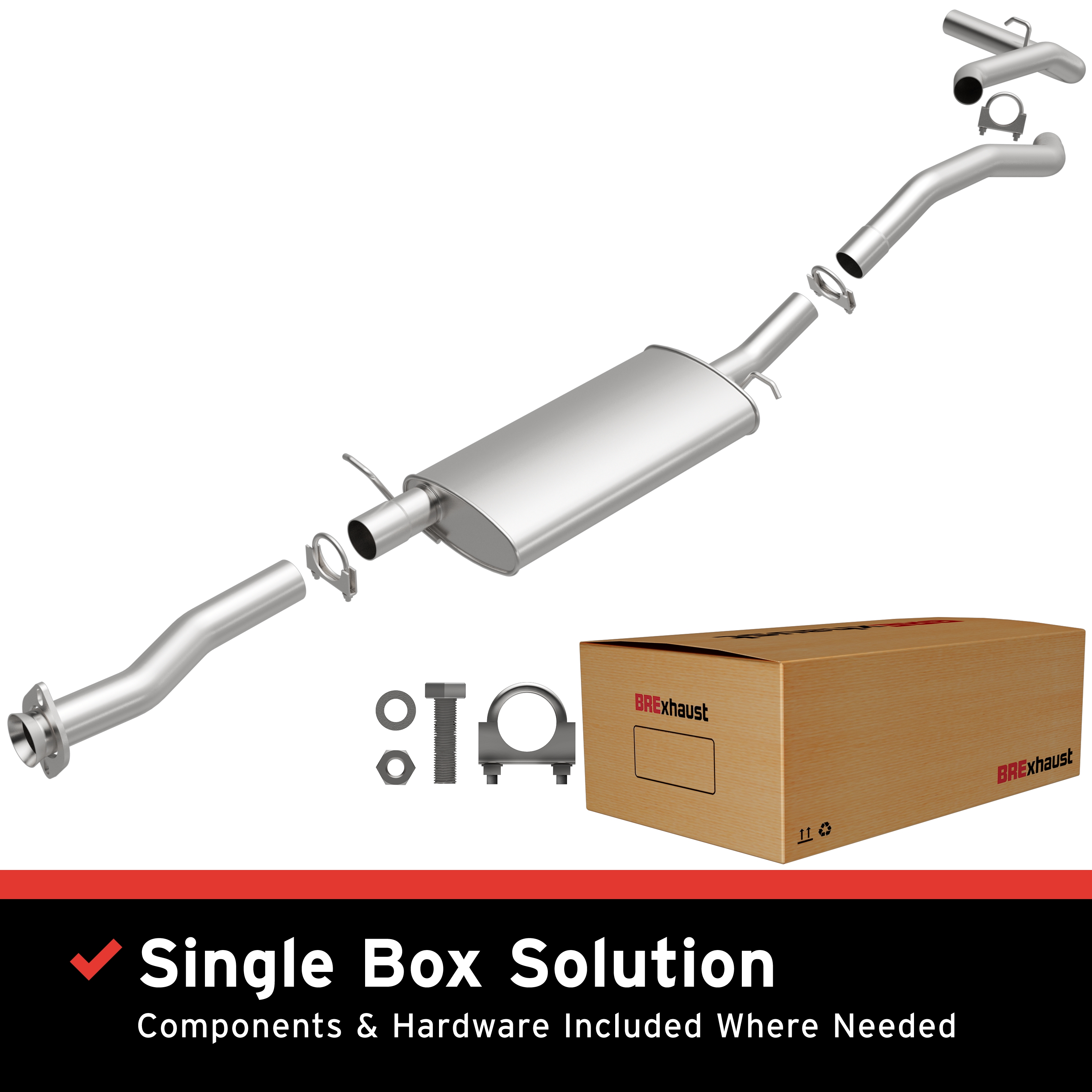AM Direct Fit Exhaust System SKU BO1060490 OEM 15662512-15662530-15662532-125