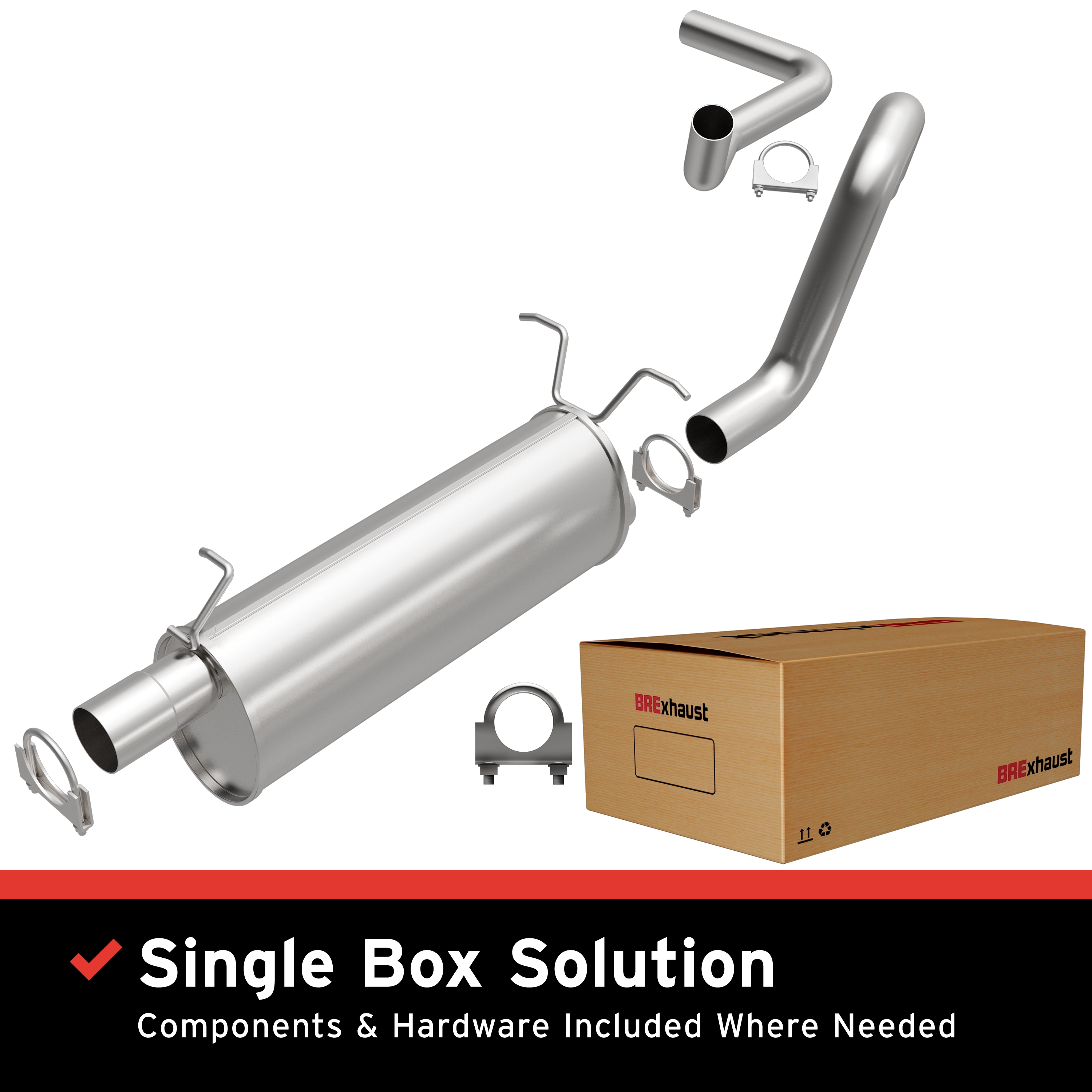AM Exhuast Kit 99-03 Ford E 250 Econolin E 350 Econolin 5.4L SKU BO1060498 OEM F8UZ5230CA XC2Z5A212FA YC2Z523