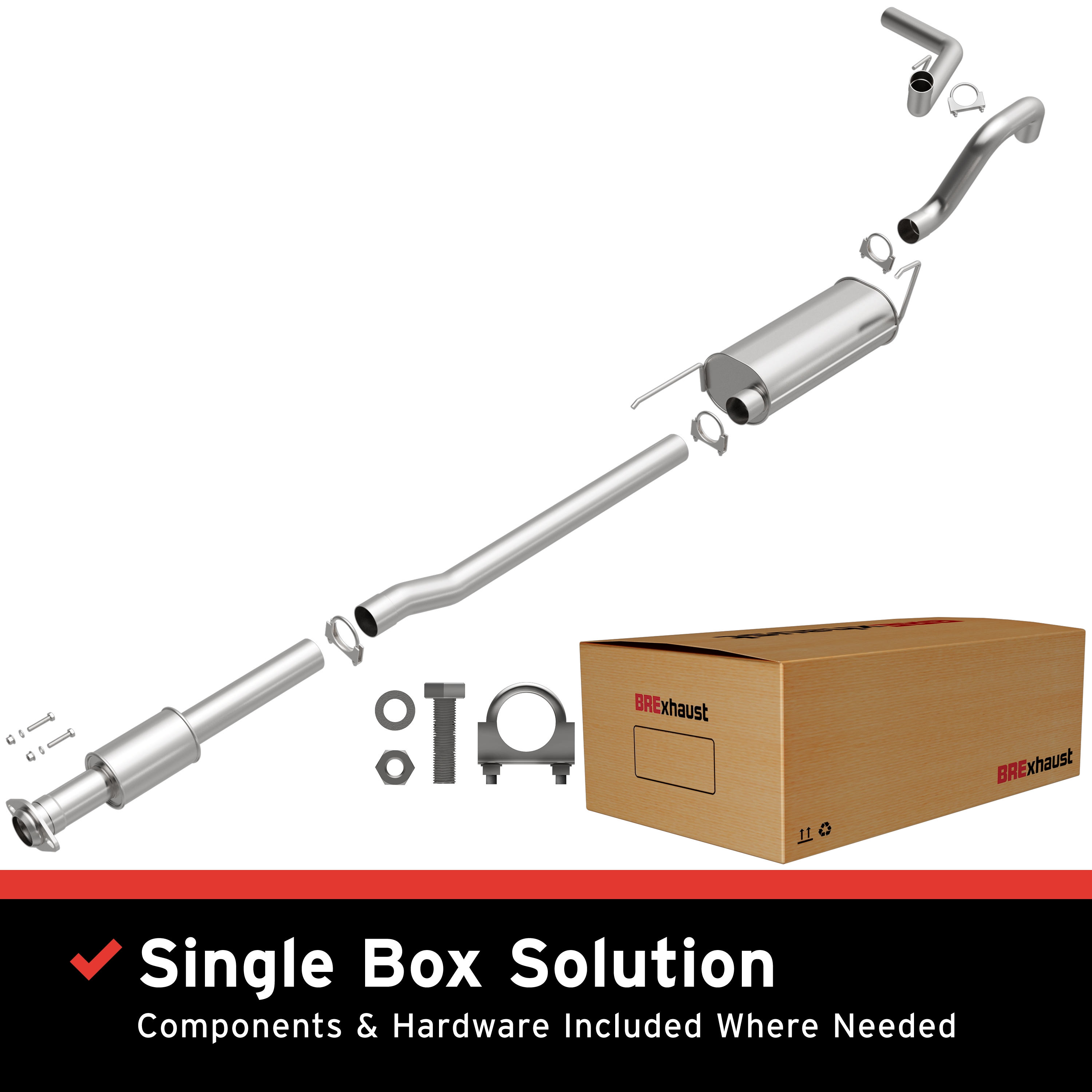 AM Exhaust Kit 11-17 Ford F 150 SKU BO1060511 OEM EL3Z5230A BL3Z5A212G BL3Z5A212