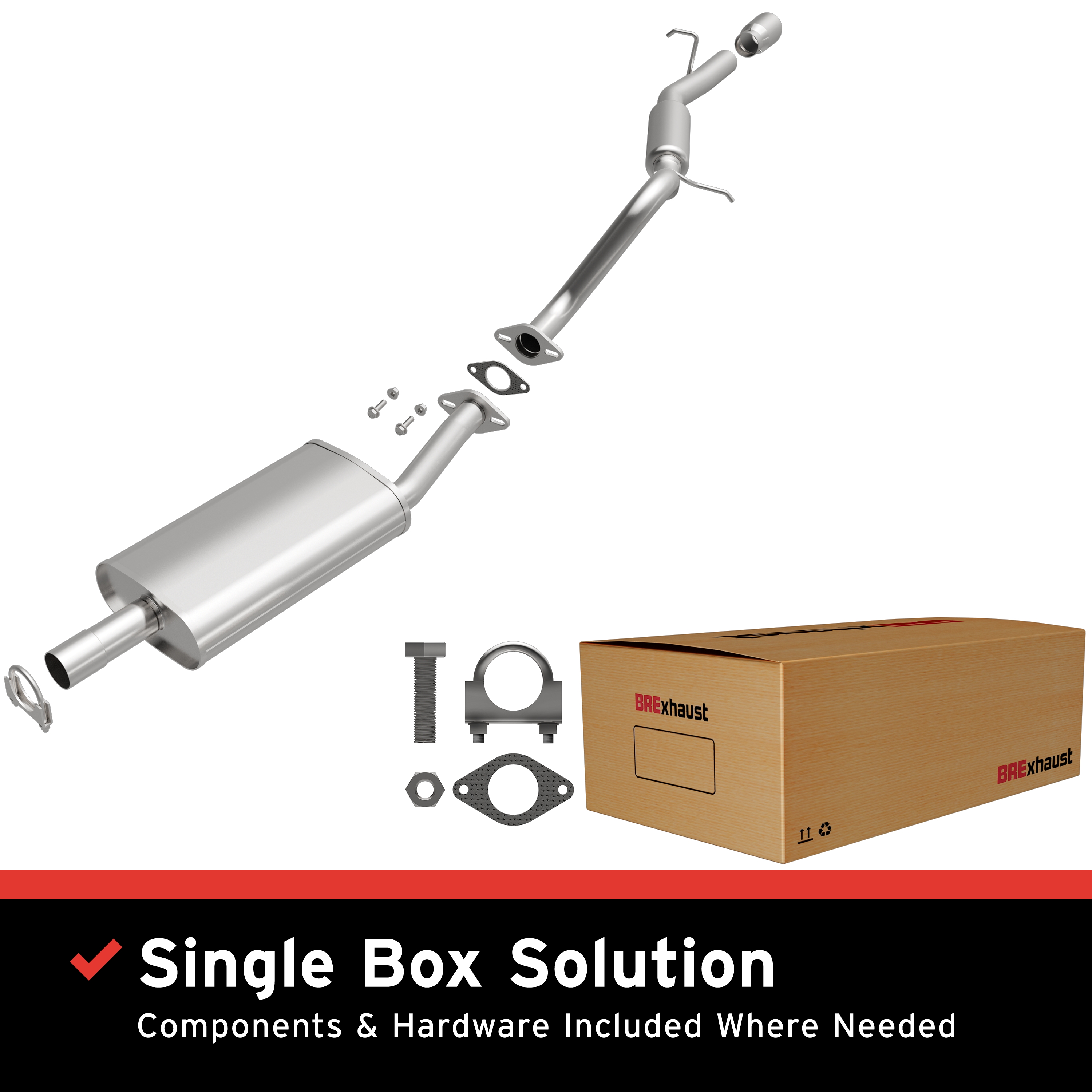 AM Exhaust Kit 05-08 Mercury Mariner 3.0L SKU BO1060535 OEM 6L8Z5230B 5L8Z5230CA 5L8Z5230C