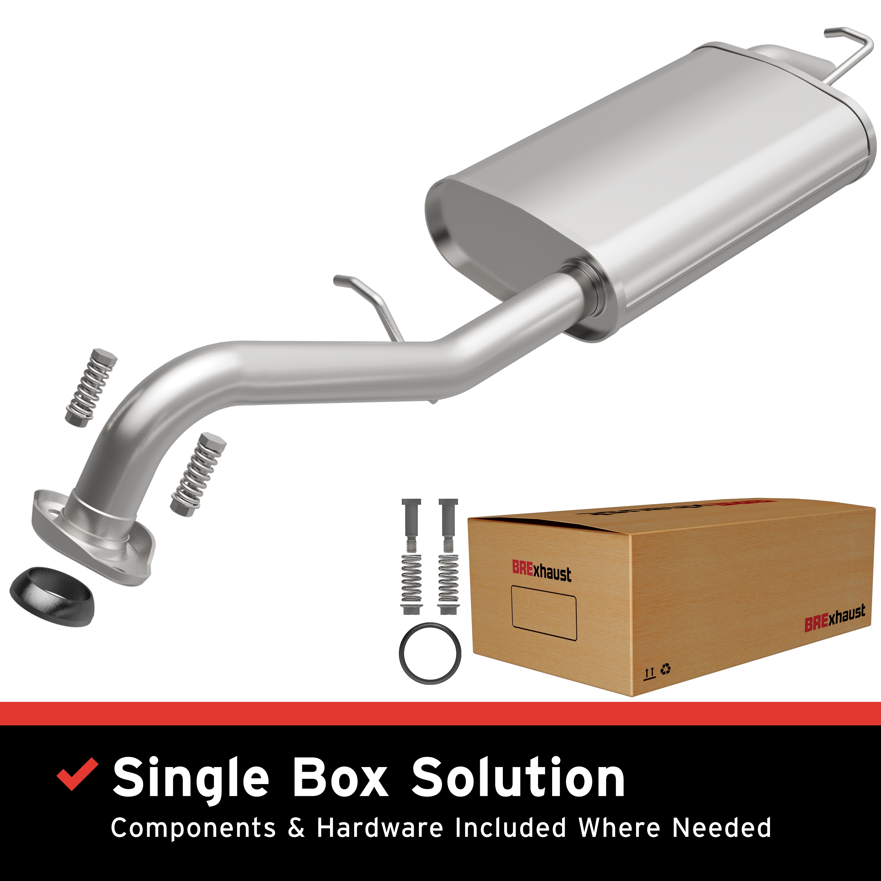 AM Direct Fit Exhaust System SKU BO1060626 OEM 1743037280-174300T050