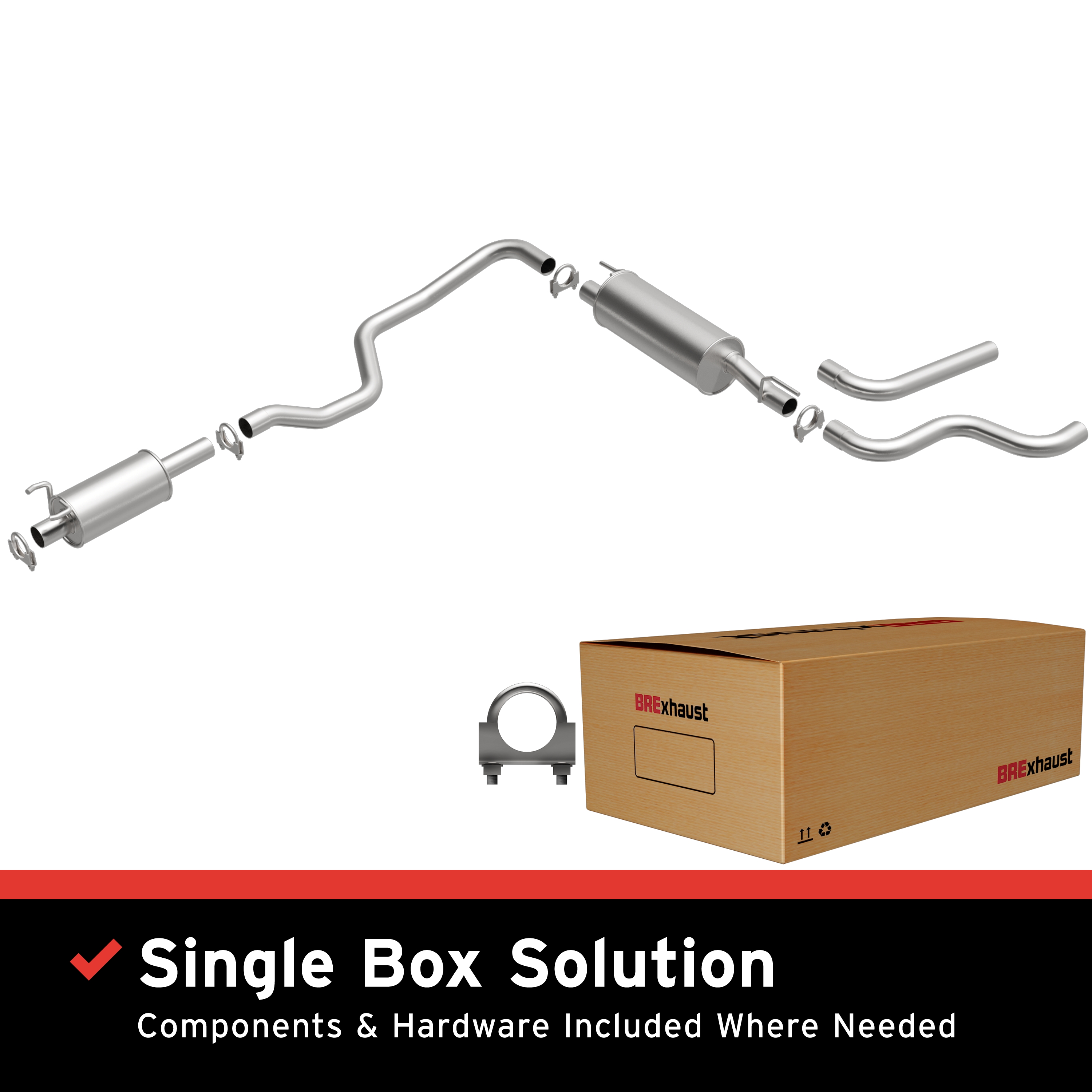 AM Direct Fit Exhaust System SKU BO1060631 OEM 274078-31372179-273989-1357981