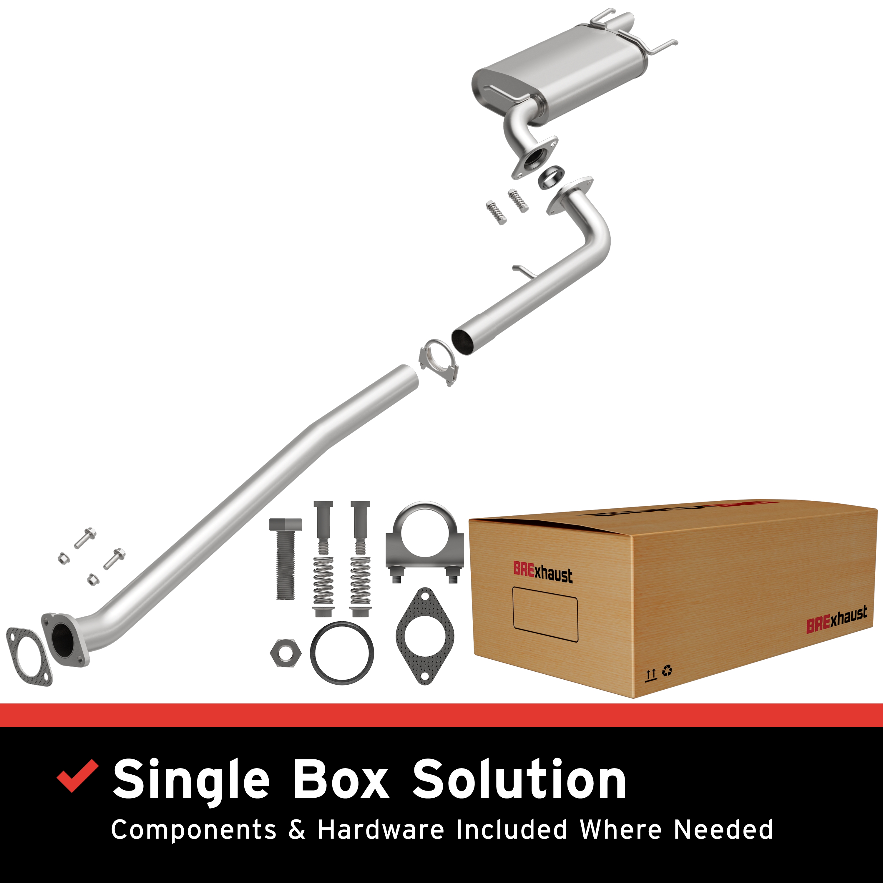 AM Exhaust System SKU BO1060746 OEM 90109A0013-90119A0375-174300V0