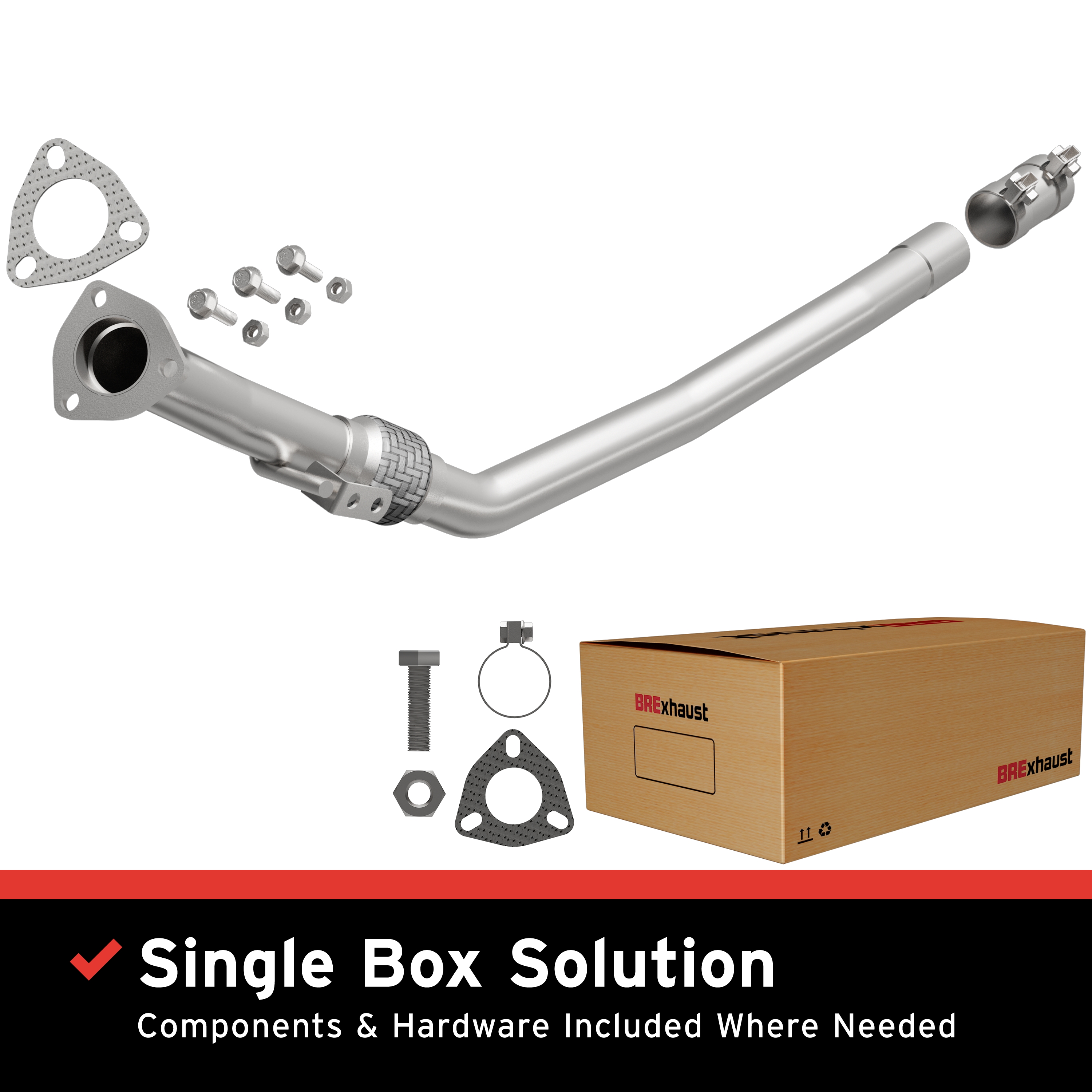 AM Exhaust Pipe SKU BO1070240 OEM 1H0253115-8E0253301DR