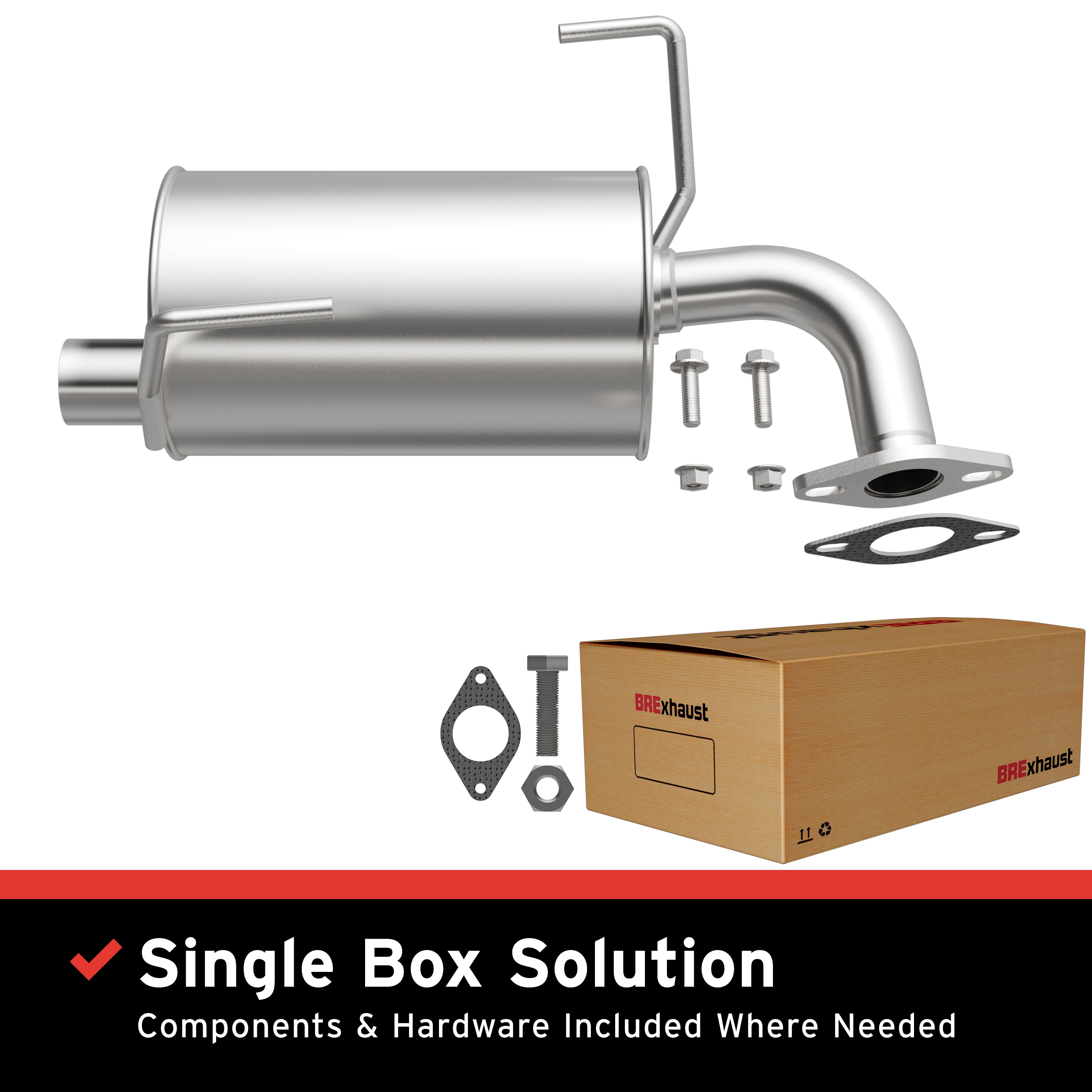 AM Exhaust System SKU BO1080085 OEM 44011AE010-44300FG480