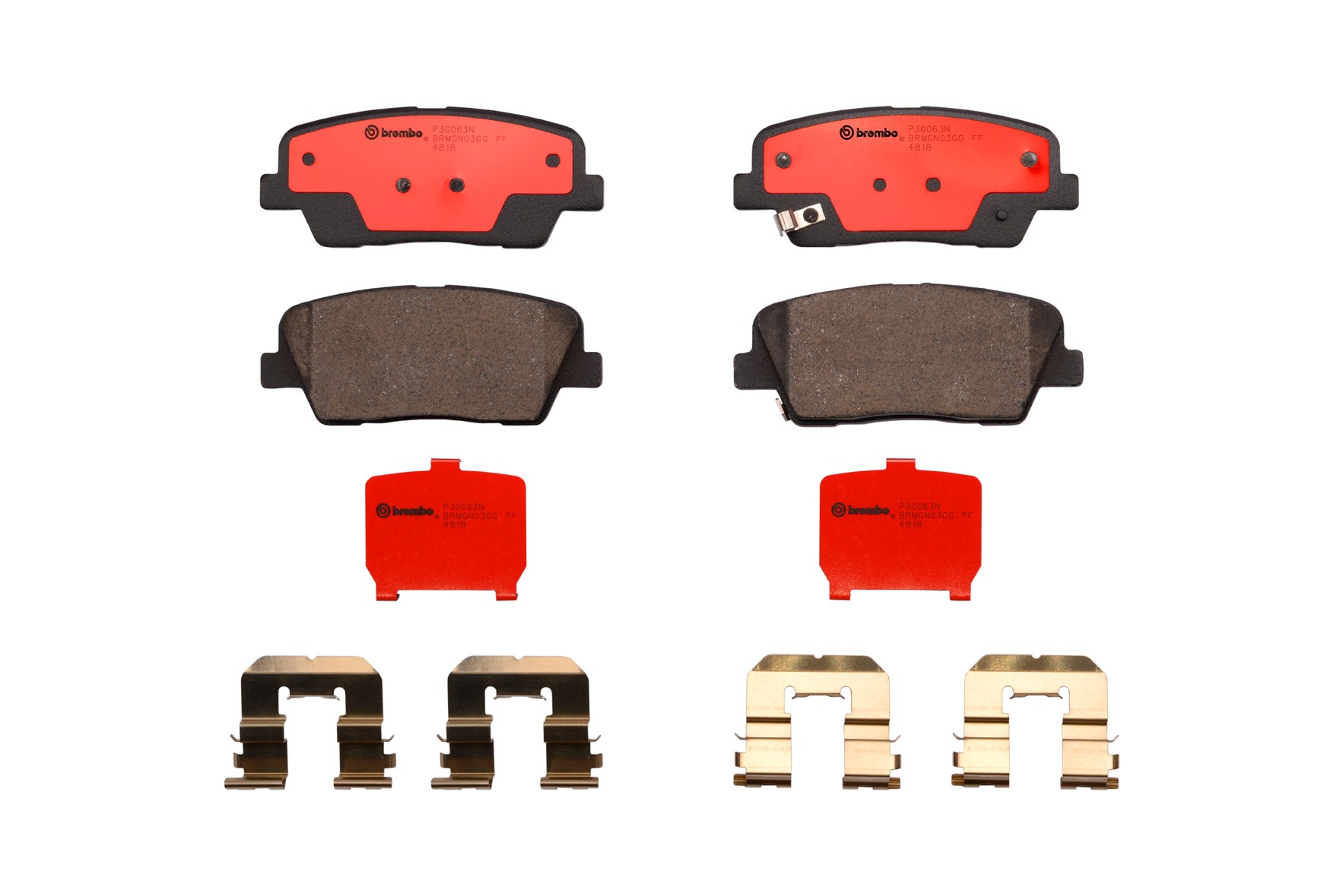 AM Brake Pad Set SKU BRP30063N OEM 58302-2WA30