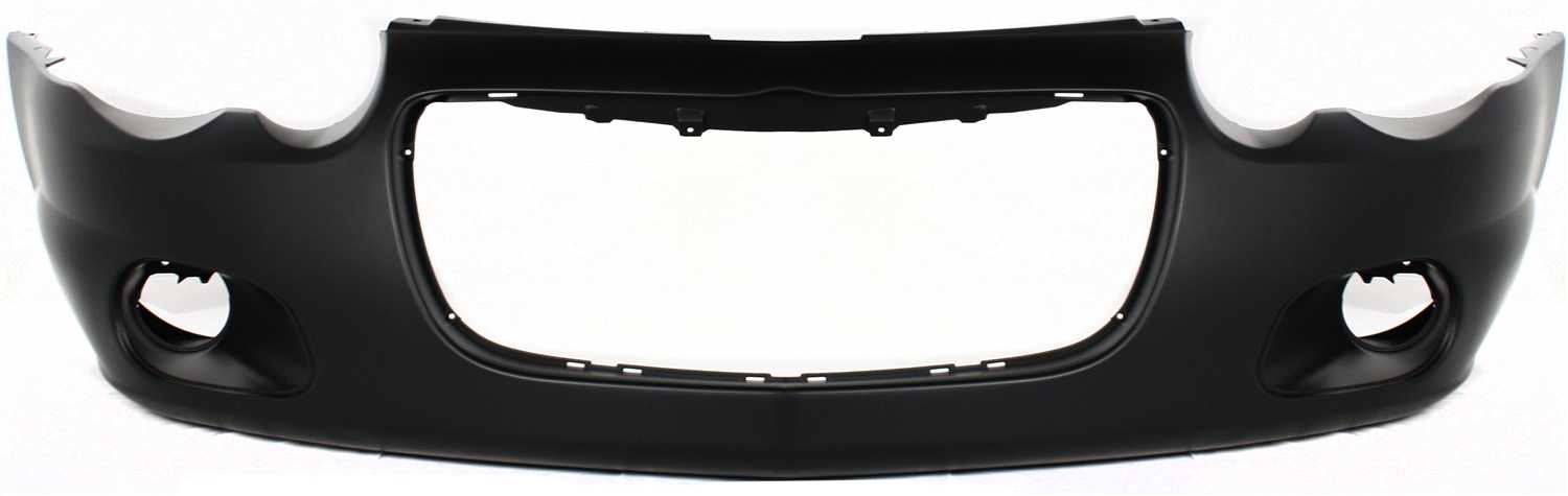 AM SEBRING 04-06 FRONT BUMPER COVER Primed w Fog Light Holes Convertible SKU C010336P Partslink CH1000400 OEM 4805909AB