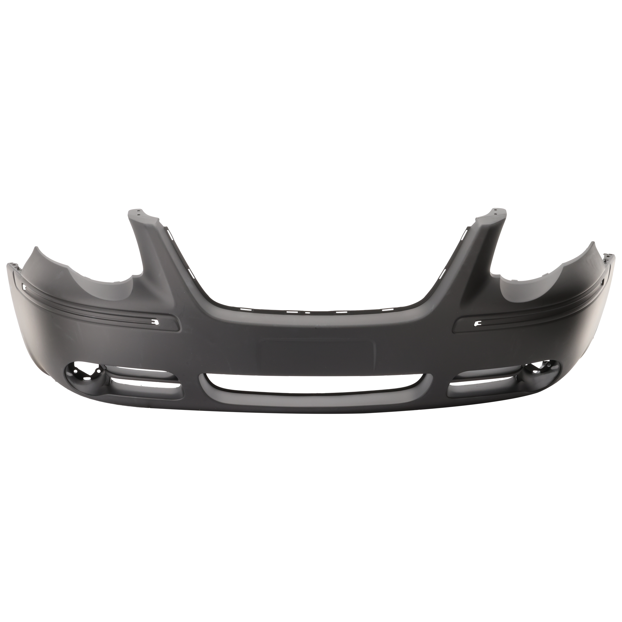 AM TOWN AND COUNTRY 05-07 FRONT BUMPER COVER Primed 119 in. WB w Fog Light Holes SKU C010379P Partslink CH1000433 OEM 5139121AA