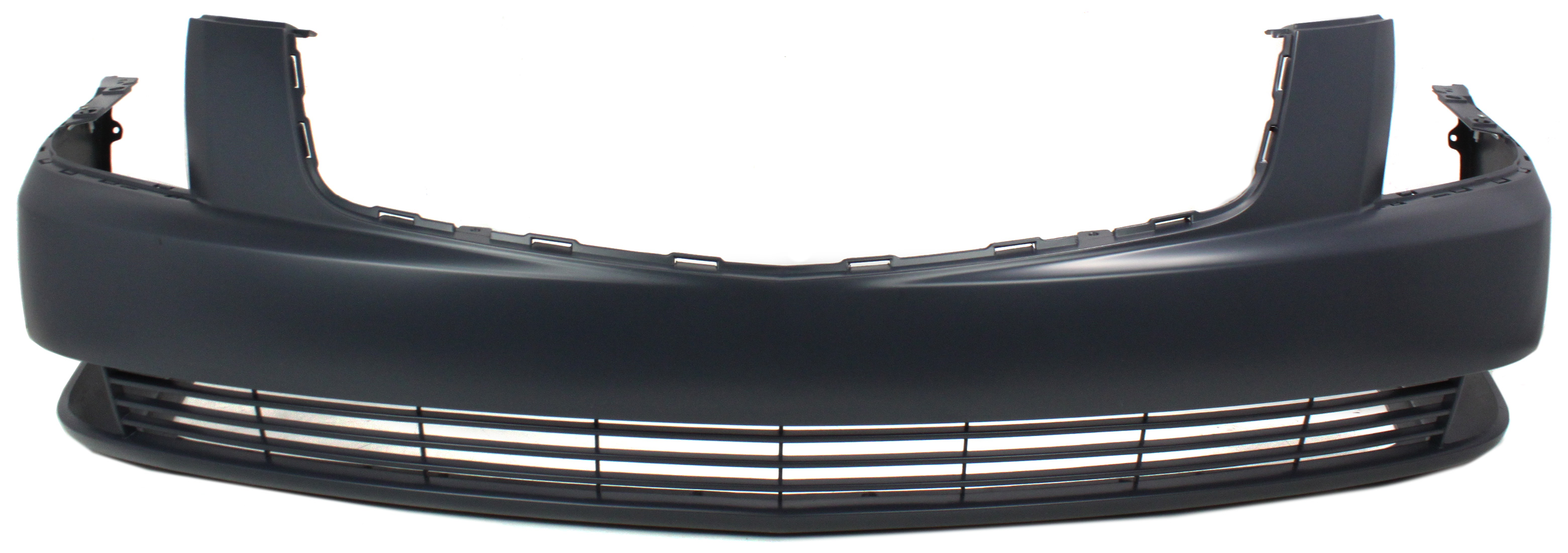 AM DTS 06-11 FRONT BUMPER COVER Primed w o Obj Snsr Holes CAPA SKU C010386PQ Partslink GM1000814C OEM 20823613
