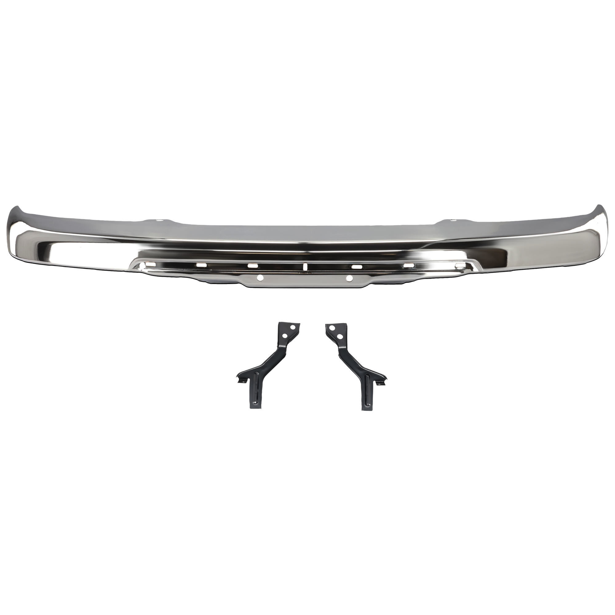 AM COLORADO CANYON 04-12 FRONT BUMPER Impact Bar Chrome w Bracket SKU C010906 Partslink GM1002460 OEM 19210442