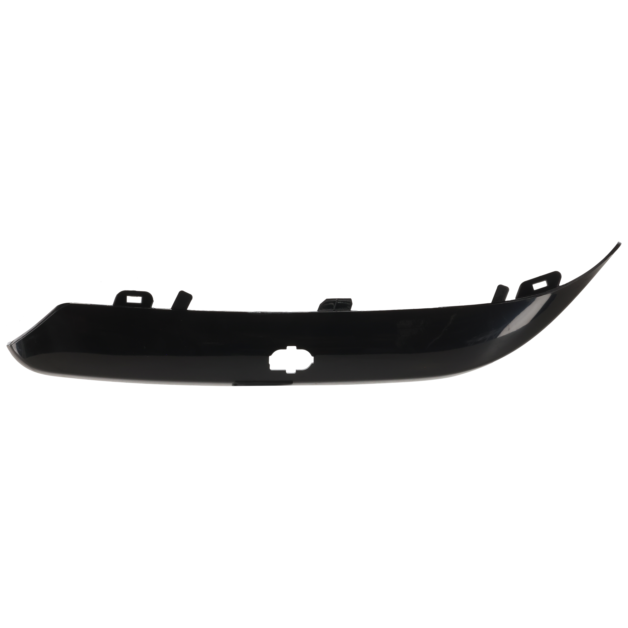 AM CHRYSLER 300-05-10 FRONT BUMPER MOLDING LH Bumper Strip Black Crystal Plas w HLW Hole 6.1L Eng SKU C016116 Partslink CH1058128 OEM 1AK29TZZAA