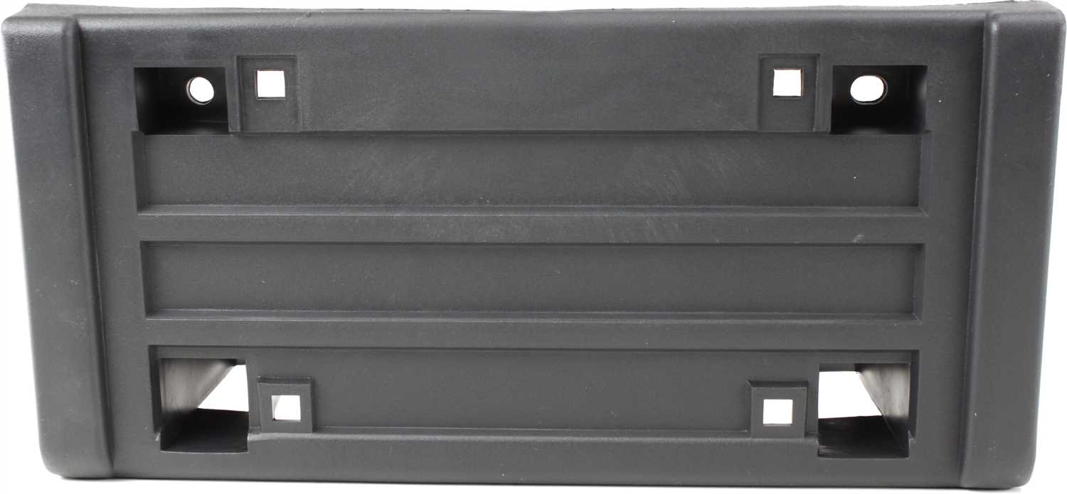 AM C K FULL SIZE P U 88-02 FRONT LICENSE PLATE BRACKET w Impact Strip SKU C017302 Partslink GM1068101 OEM 15990674