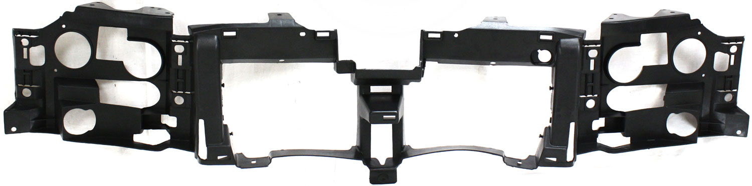 AM TRAILBLAZER 02-09 HEADER PANEL ABS Plastic Black CAPA SKU C040901Q Partslink GM1221125C OEM 15831182