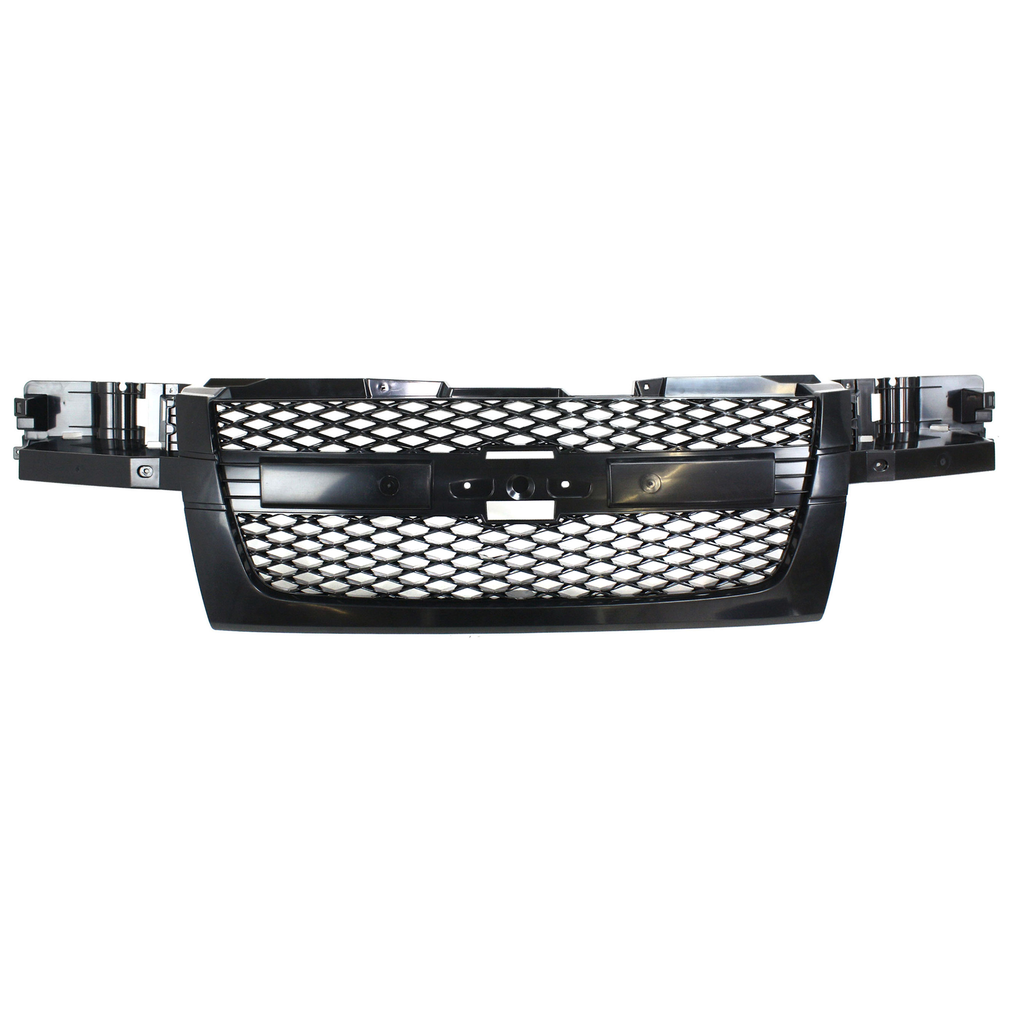 AM COLORADO 04-12 GRILLE Mesh Insert Textured Dark Gray Shell and Insert 2 Piece Design w o Center Bar SKU C070142 Partslink GM1200560 OEM 12335790