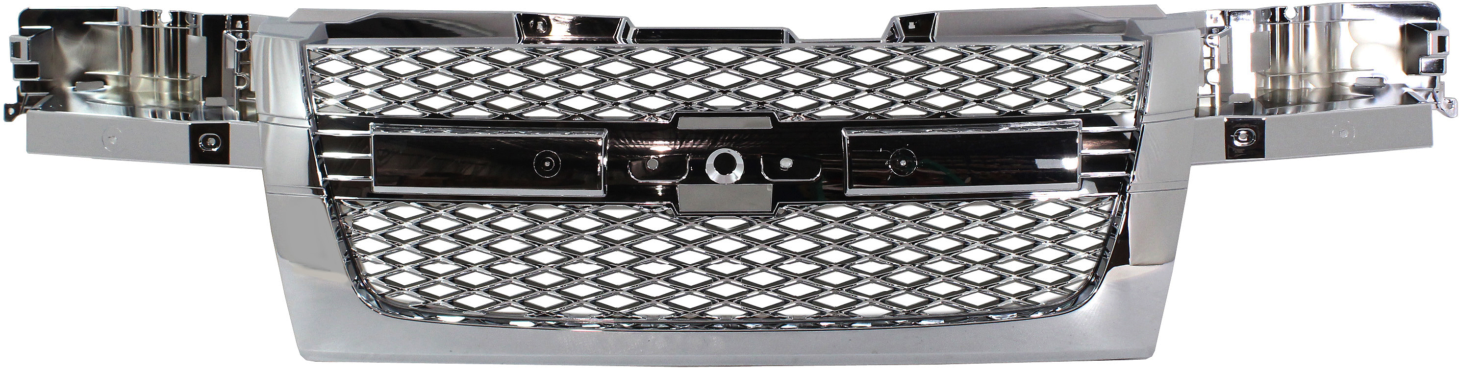 AM COLORADO 04-12 GRILLE Mesh Insert Chrome Shell and Insert 2 Piece Design w o Center Bar SKU C070144C Partslink Performance OEM Performance