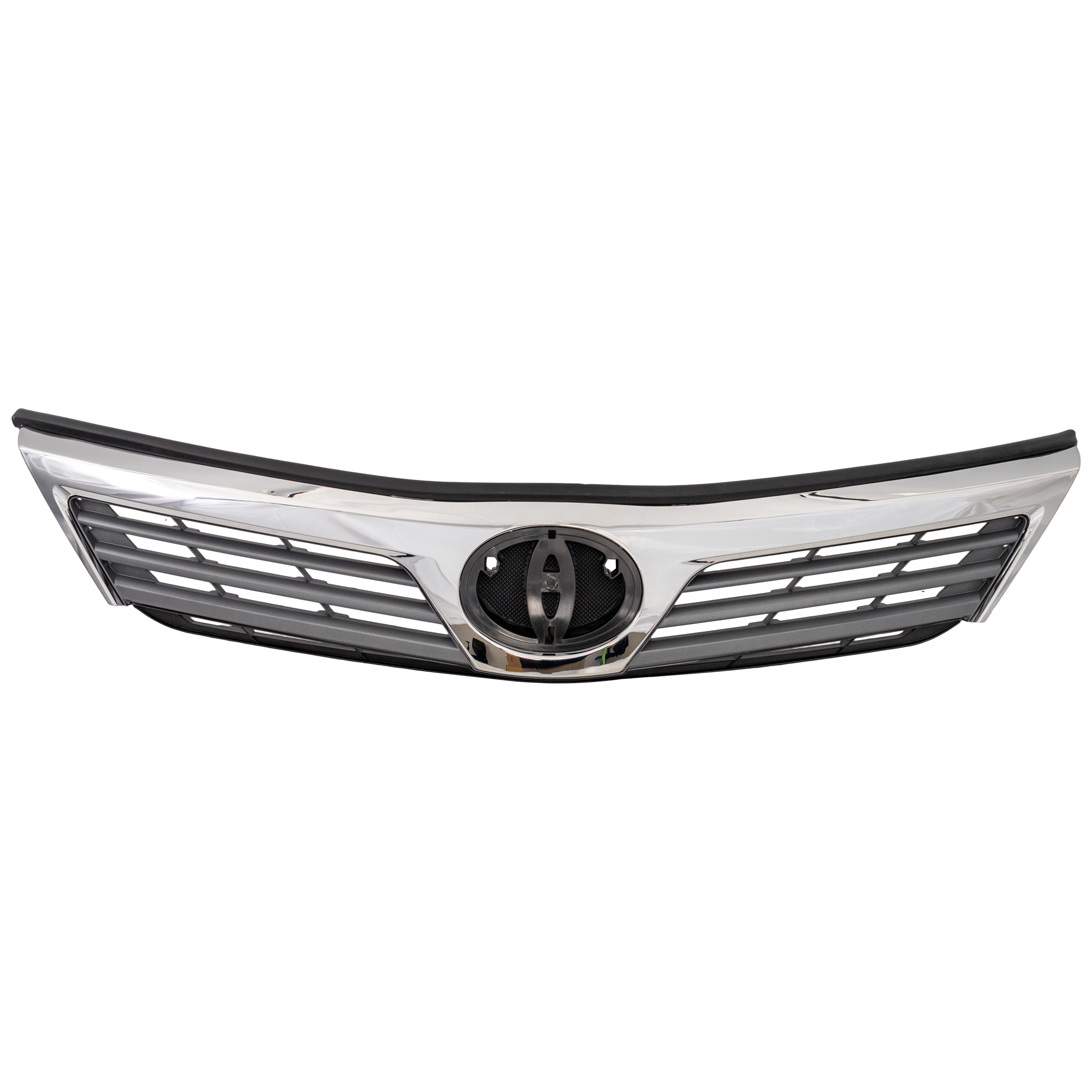 AM SEBRING 04-06 GRILLE Chrome Shell Painted Silver Insert Convertible Sedan SKU C070157 Partslink CH1200286 OEM 4805892AC