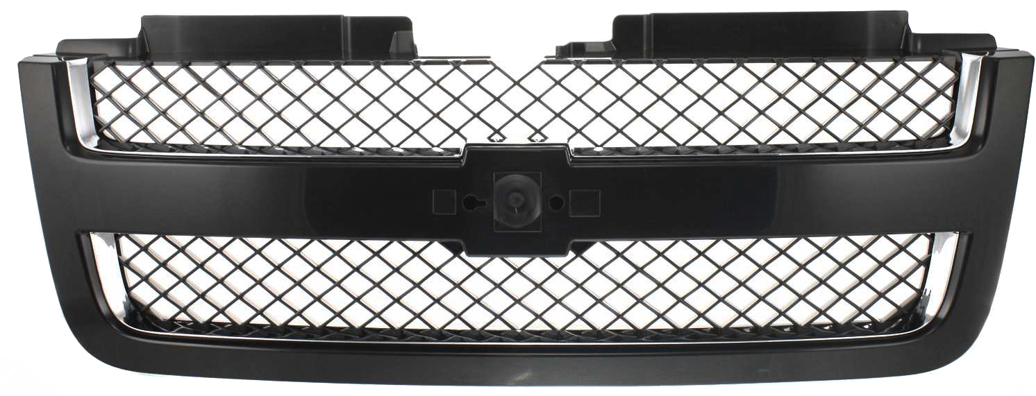 AM TRAILBLAZER 06-09 GRILLE Paint to Match Shell and Insert w Chrome Insert Opening Molding LT Model SKU C070176 Partslink GM1200549 OEM 19121044