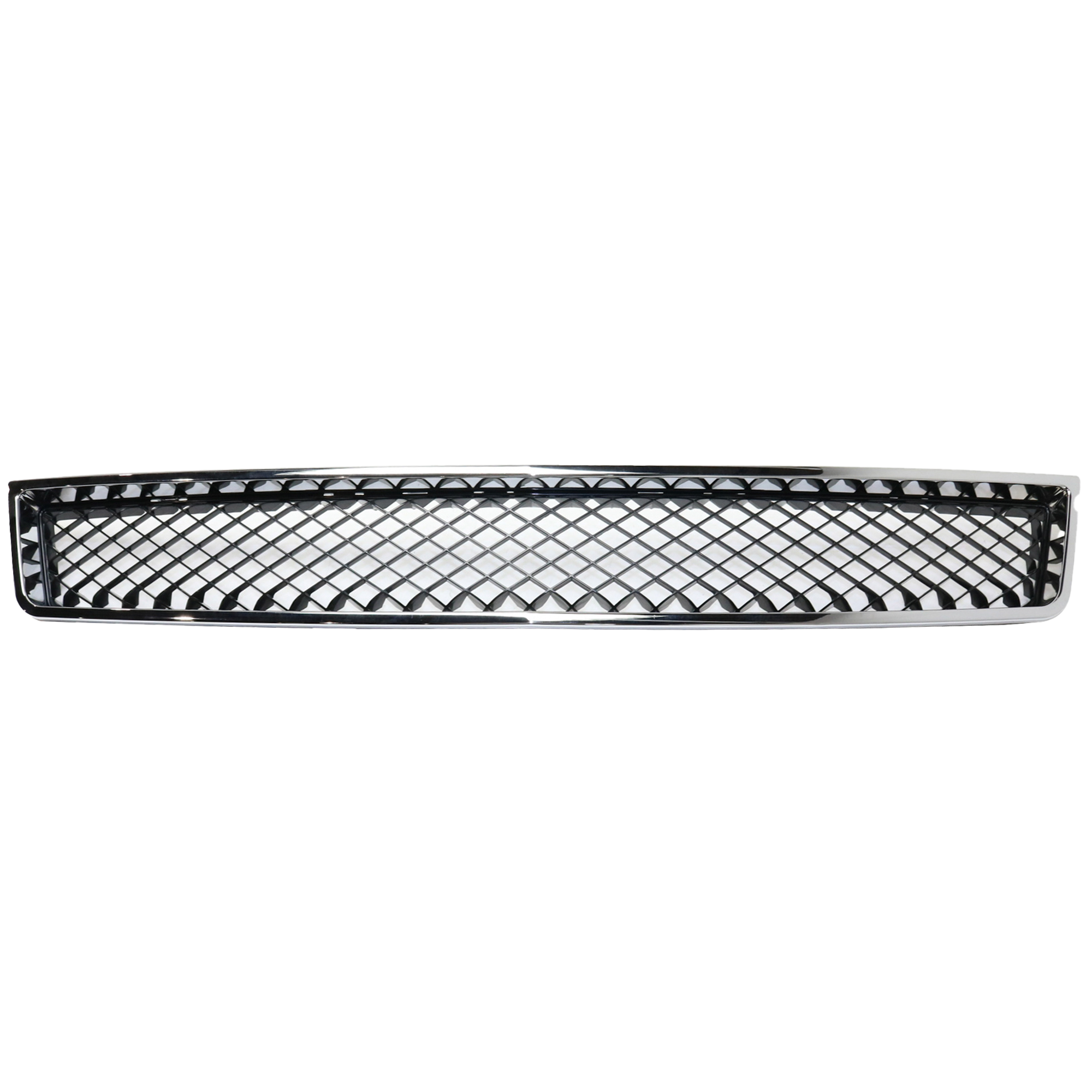 AM TAHOE 07-14 AVALANCHE 07-13 FRONT BUMPER GRILLE Lower Plastic Chrome Shell Black Insert SKU C070177 Partslink GM1200553 OEM 15835084