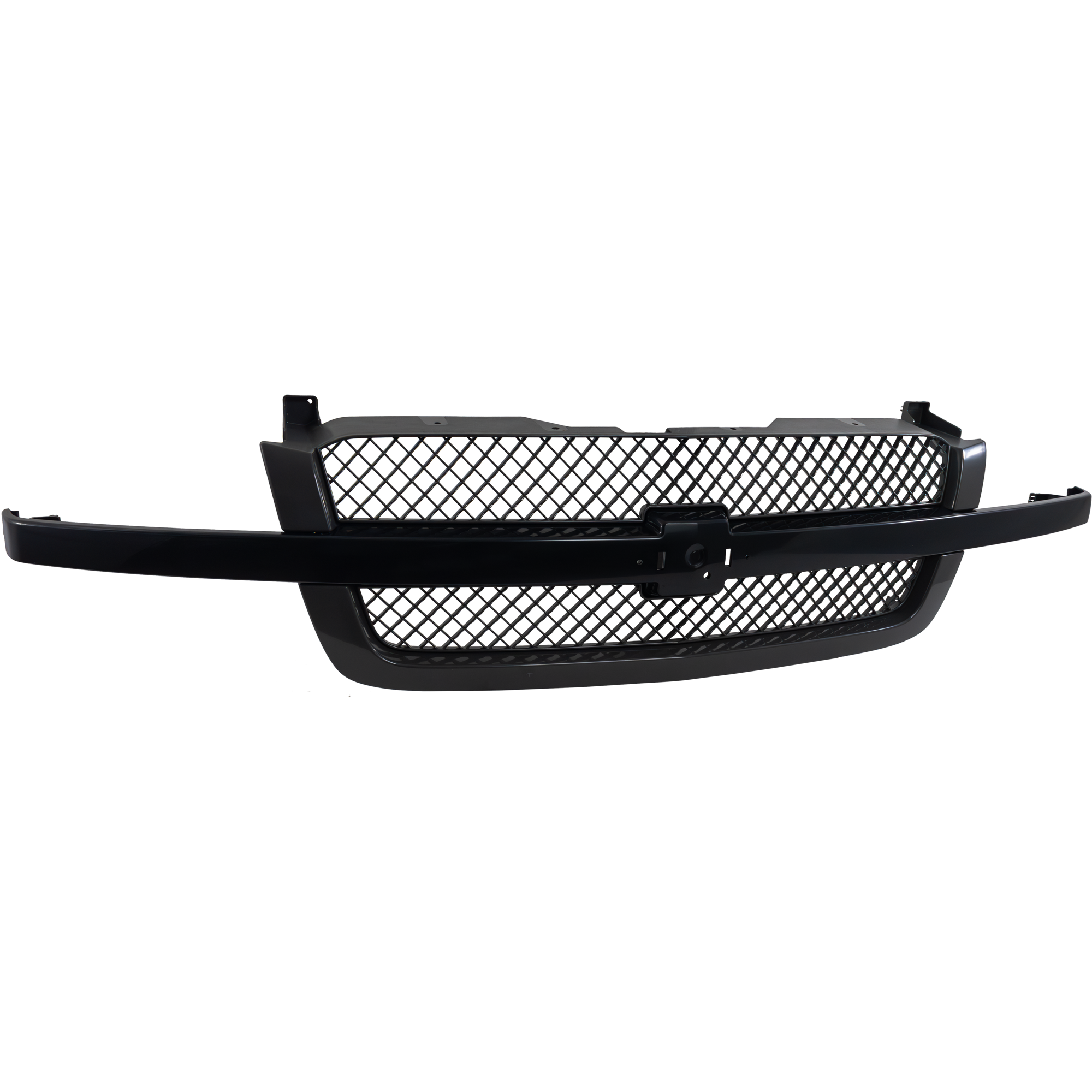 AM SILVERADO 1500-03-07 GRILLE Paintable Shell w Gray Insert w Center Bar SS Model Including 2007 Classic SKU C070183 Partslink GM1200557 OEM 19168630