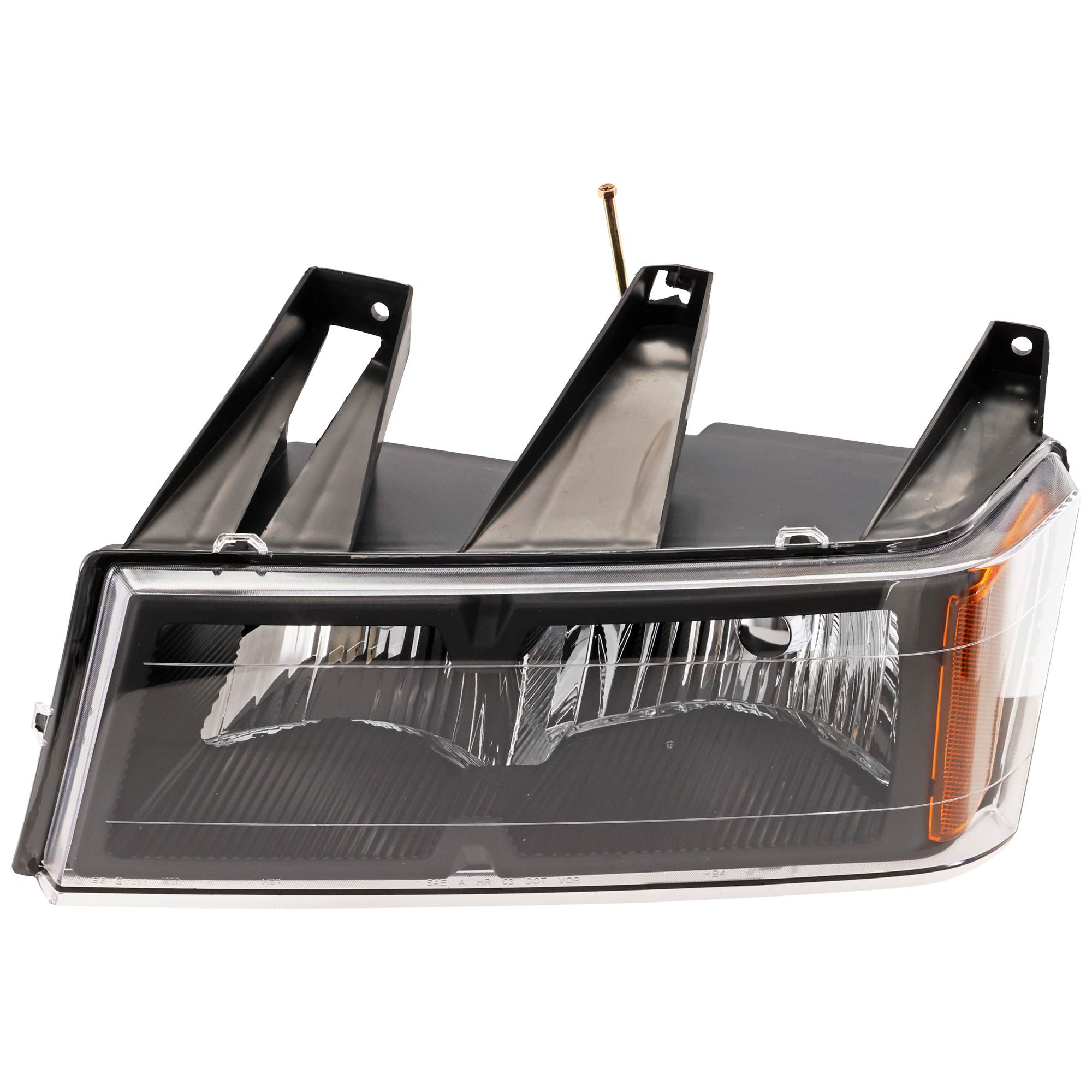 AM COLORADO CANYON 04-12 HEAD LAMP LH Assembly Halogen Black Interior w o Xtreme Package SKU C100122 Partslink GM2502234 OEM 20766569