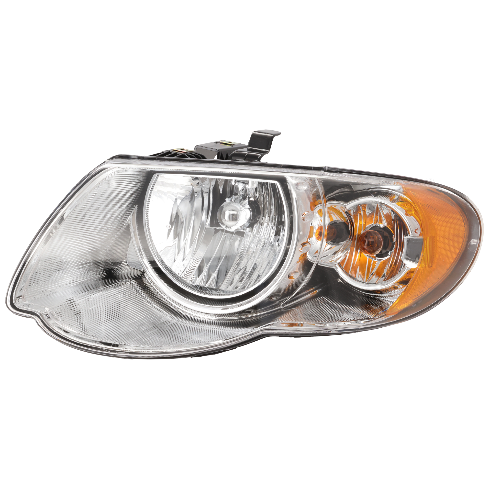 AM TOWN AND COUNTRY 05-07 HEAD LAMP LH Assembly Halogen 119 in. WB SKU C100142 Partslink CH2502152 OEM 4857991AD