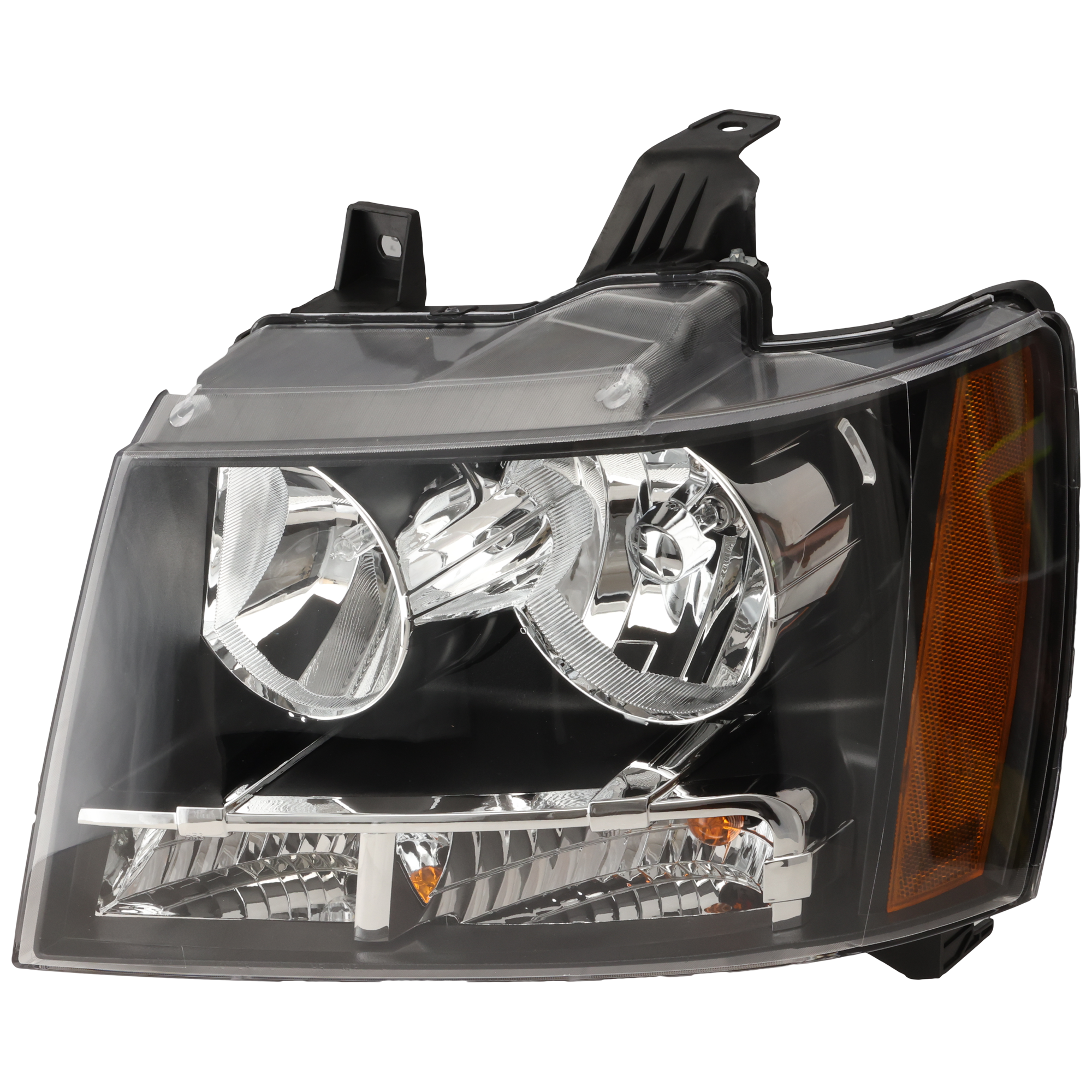 AM SUBURBAN 1500 TAHOE 07-14 HEAD LAMP LH Assembly Halogen CAPA SKU C100170Q Partslink GM2502263C OEM 22853025