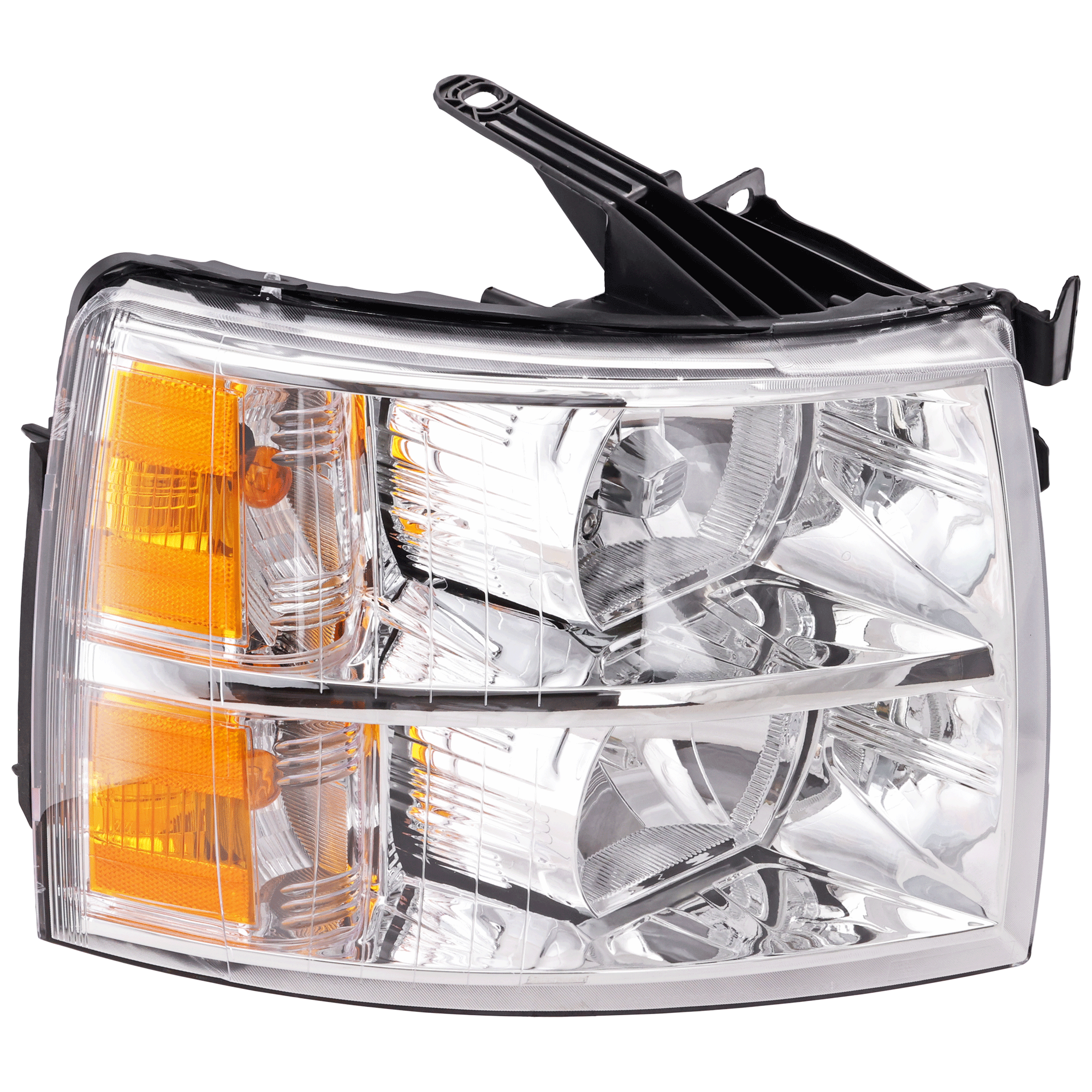 AM SILVERADO 07-14 HEAD LAMP RH Assembly Halogen Exc. 2007 Classic Model SKU C100177 Partslink GM2503280 OEM 22853028