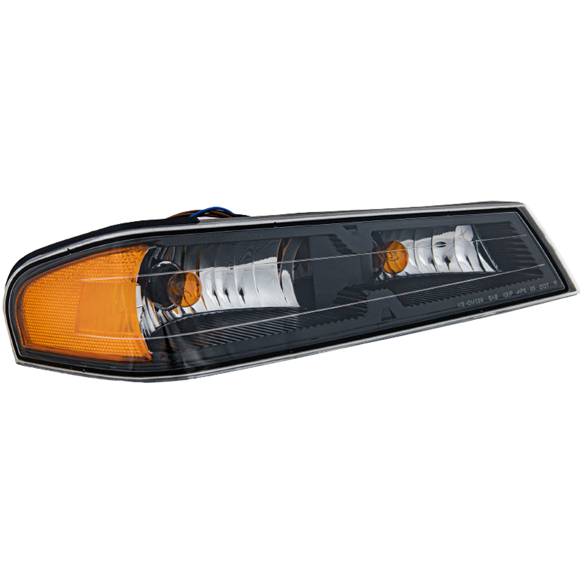 AM COLORADO CANYON 04-12 CORNER LAMP RH Assembly Halogen Park Signal Lamp Black Interior SKU C104101 Partslink GM2521189 OEM 19328955-19418418